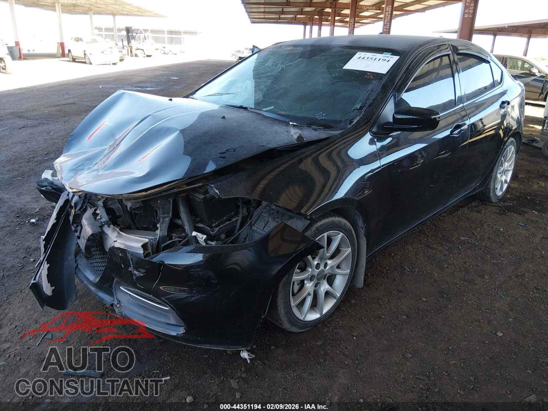 DODGE DART 2015 - 1C3CDFBB2FD352103