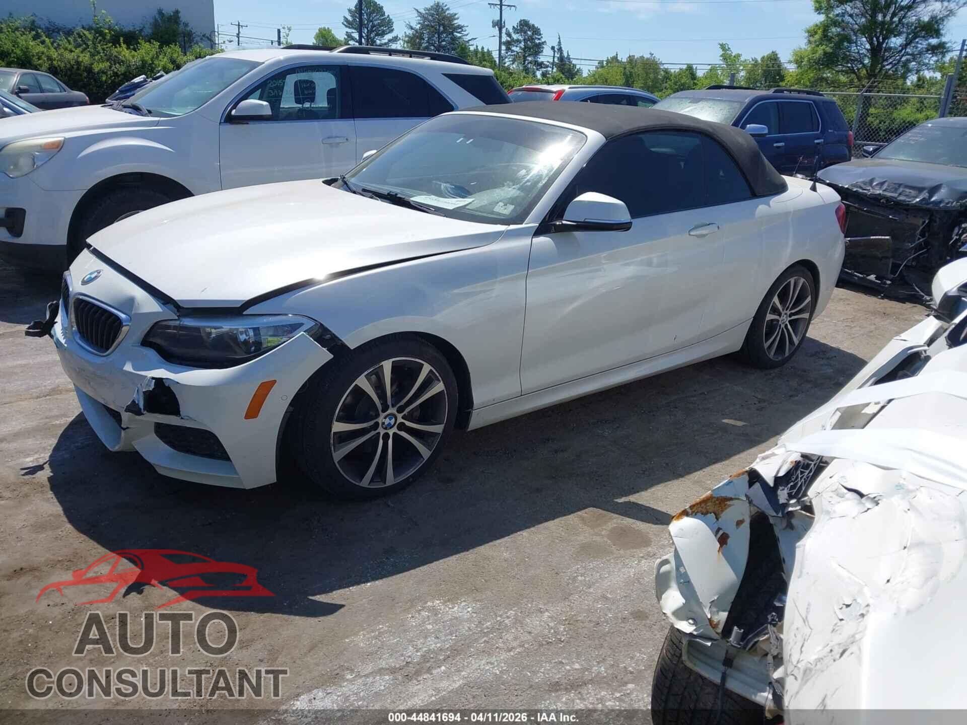 BMW 228I 2016 - WBA1K9C5XGV322570