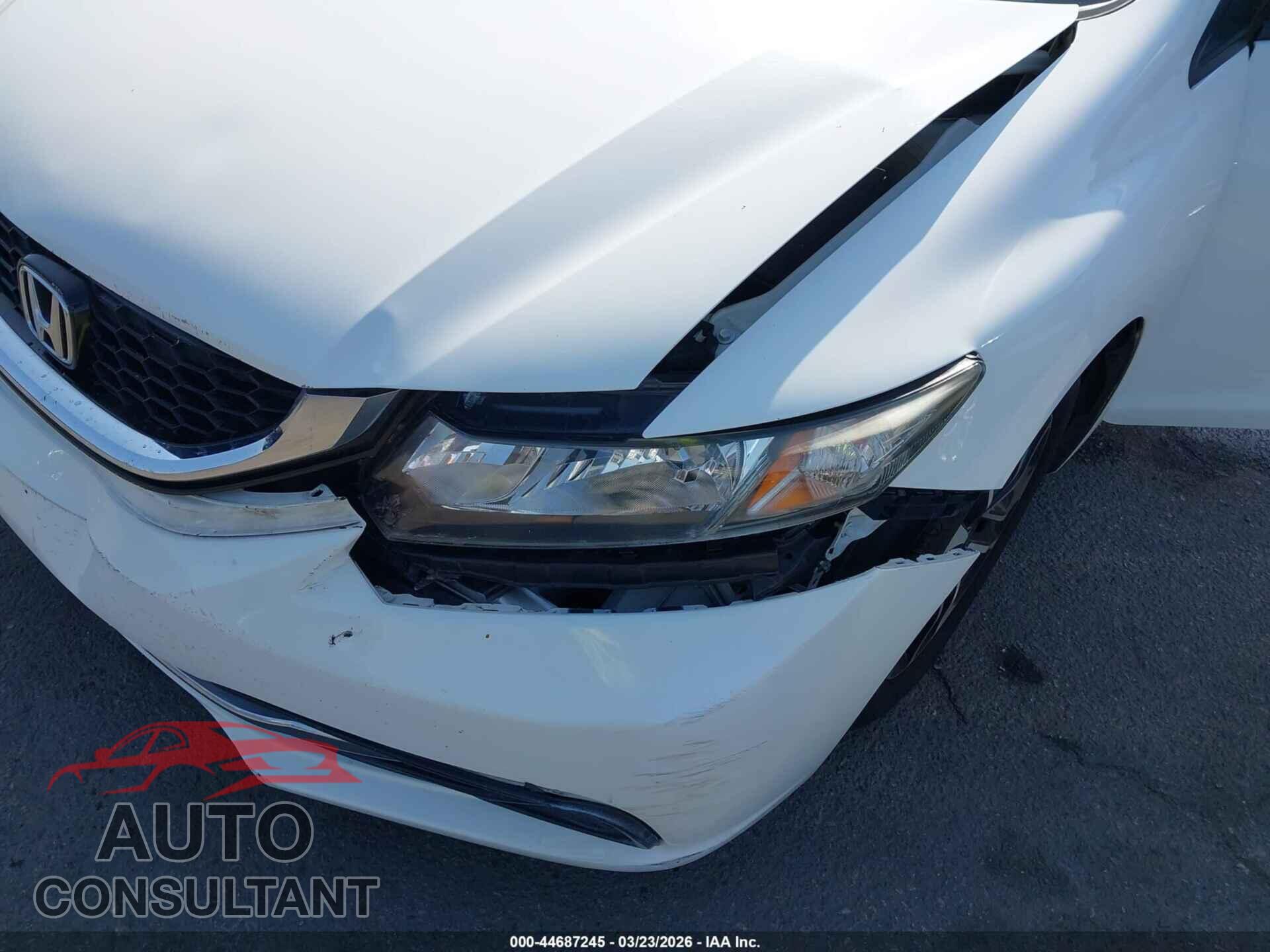 HONDA CIVIC 2013 - 19XFB2F81DE210522