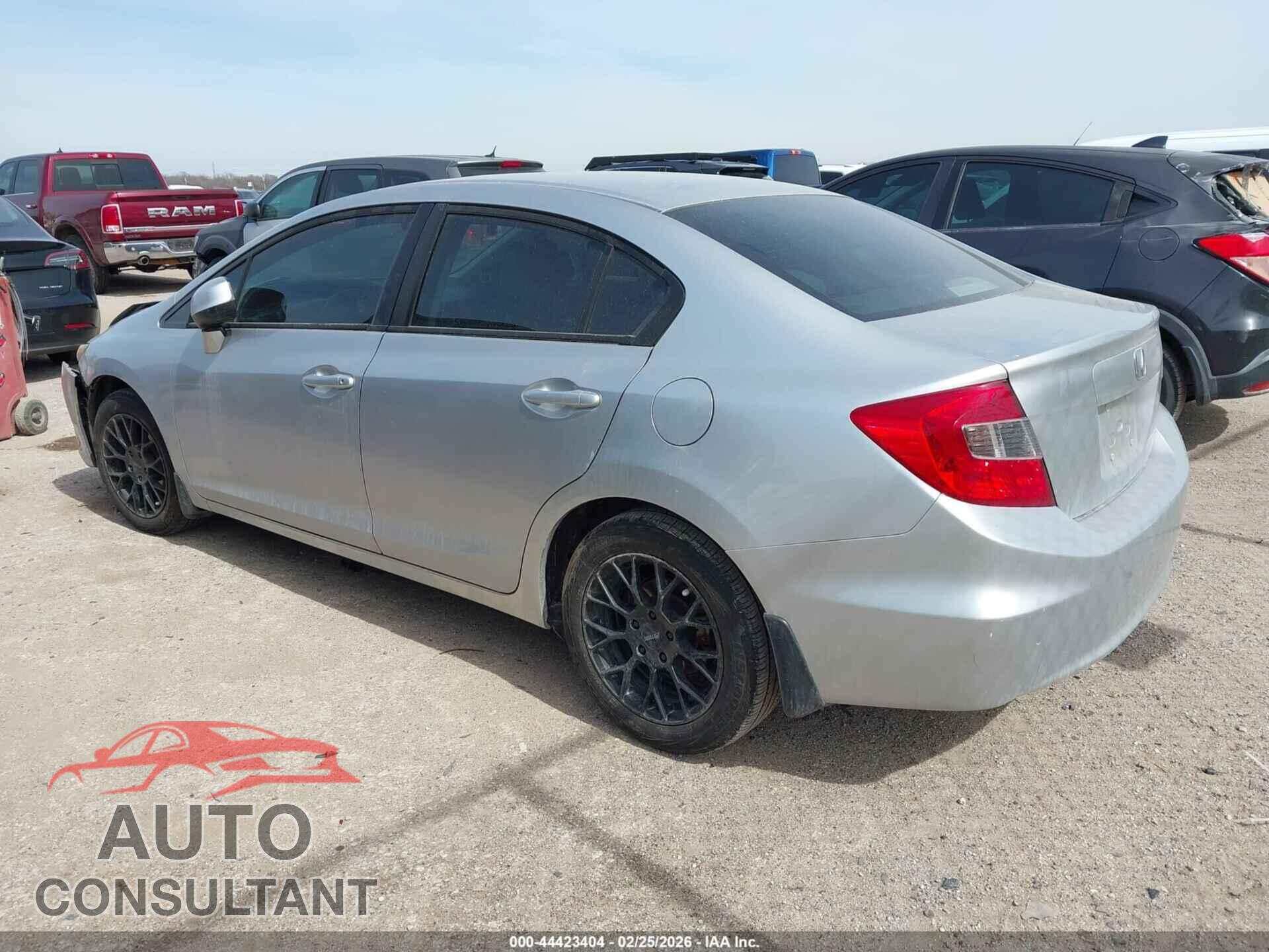 HONDA CIVIC 2012 - 19XFB2F82CE316637