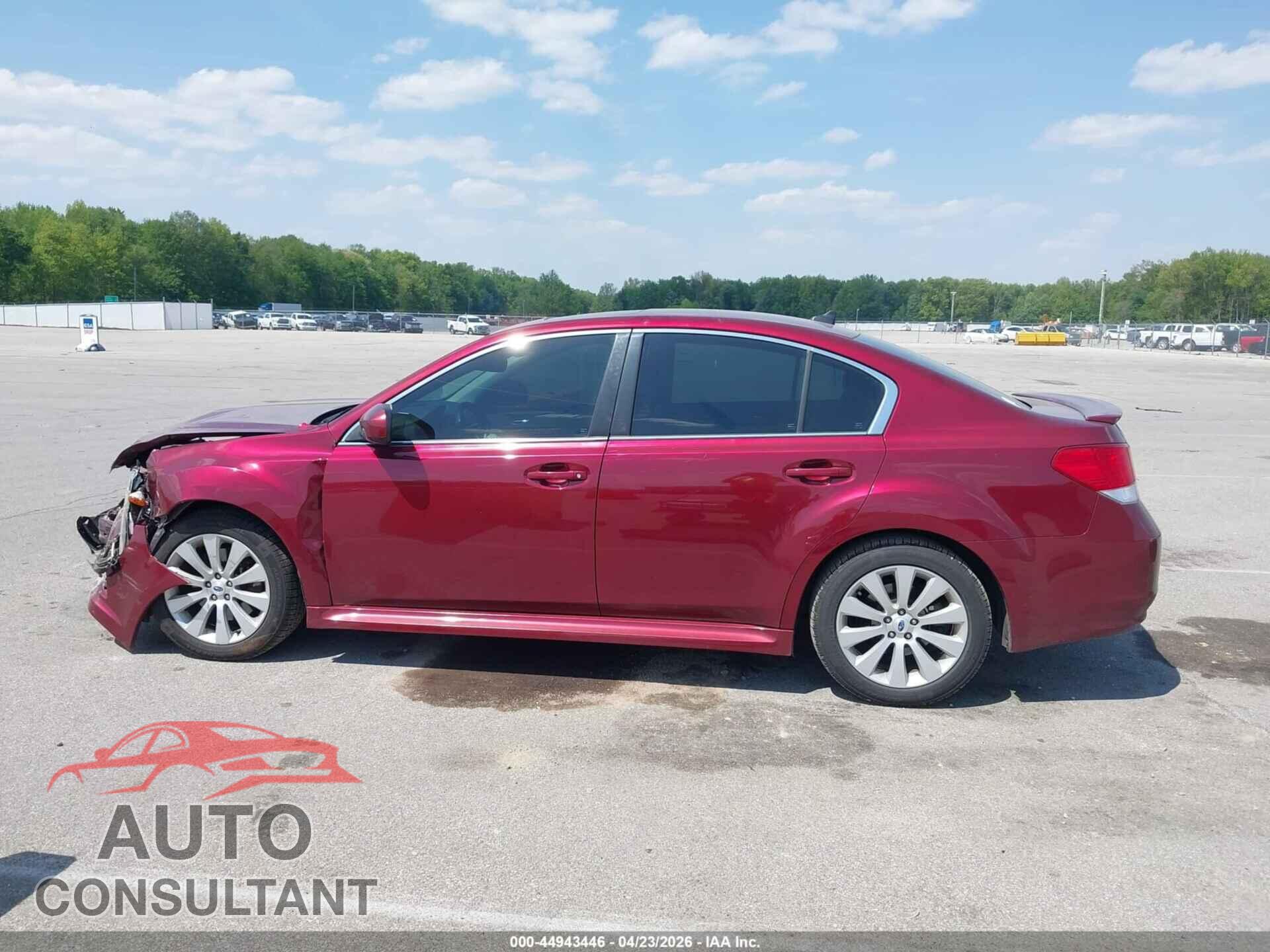 SUBARU LEGACY 2012 - 4S3BMDL67C2008044
