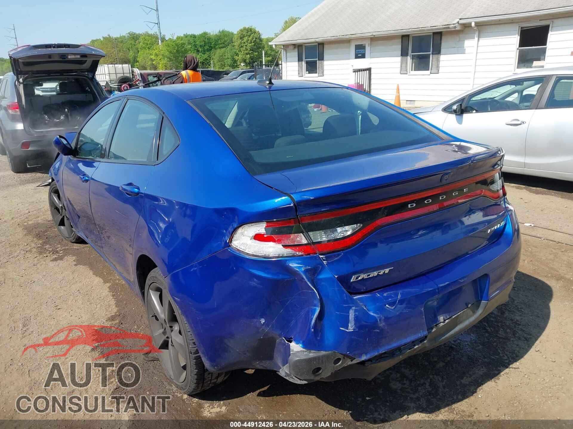 DODGE DART 2013 - 1C3CDFBA8DD302987