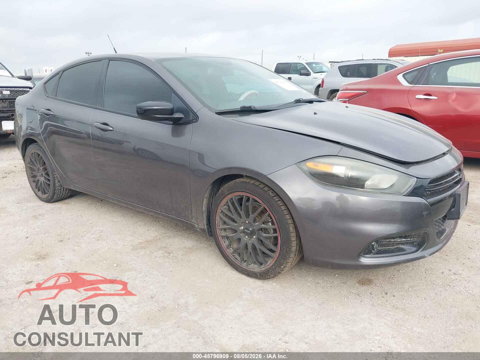 DODGE DART 2015 - 1C3CDFBB4FD422829