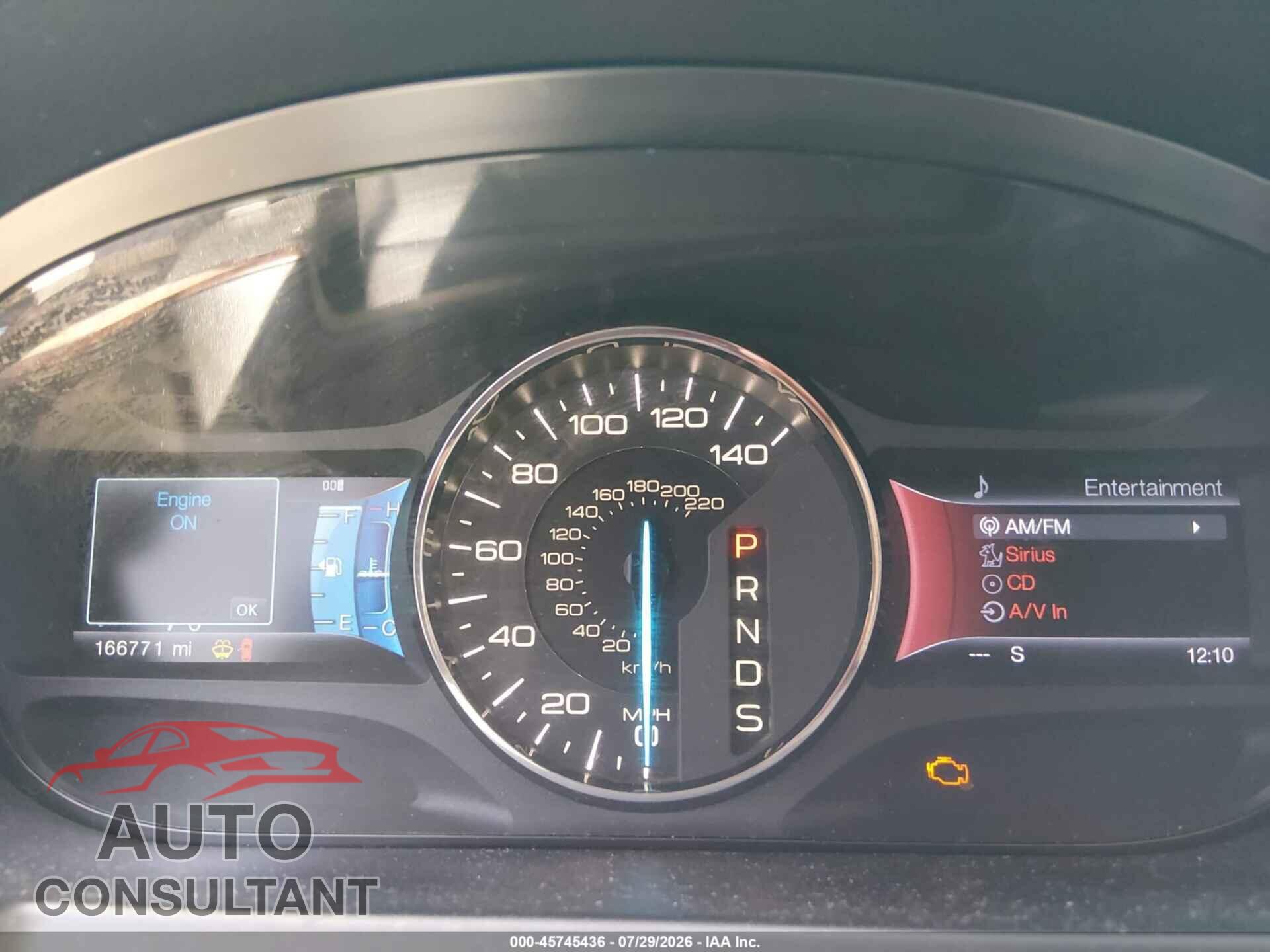 FORD EDGE 2013 - 2FMDK3KC2DBE38202