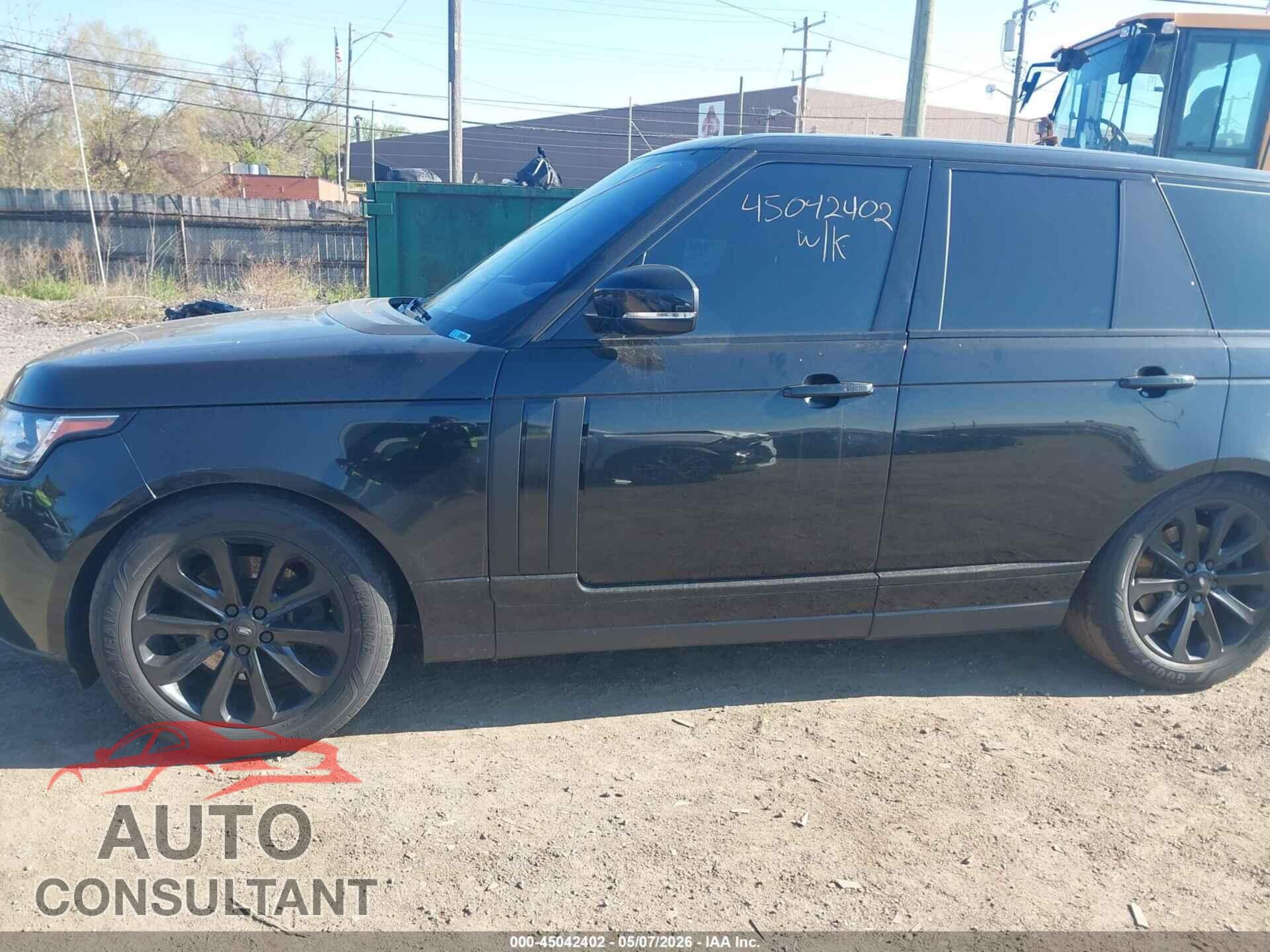 LAND ROVER RANGE ROVER 2016 - SALGS2KF7GA304090