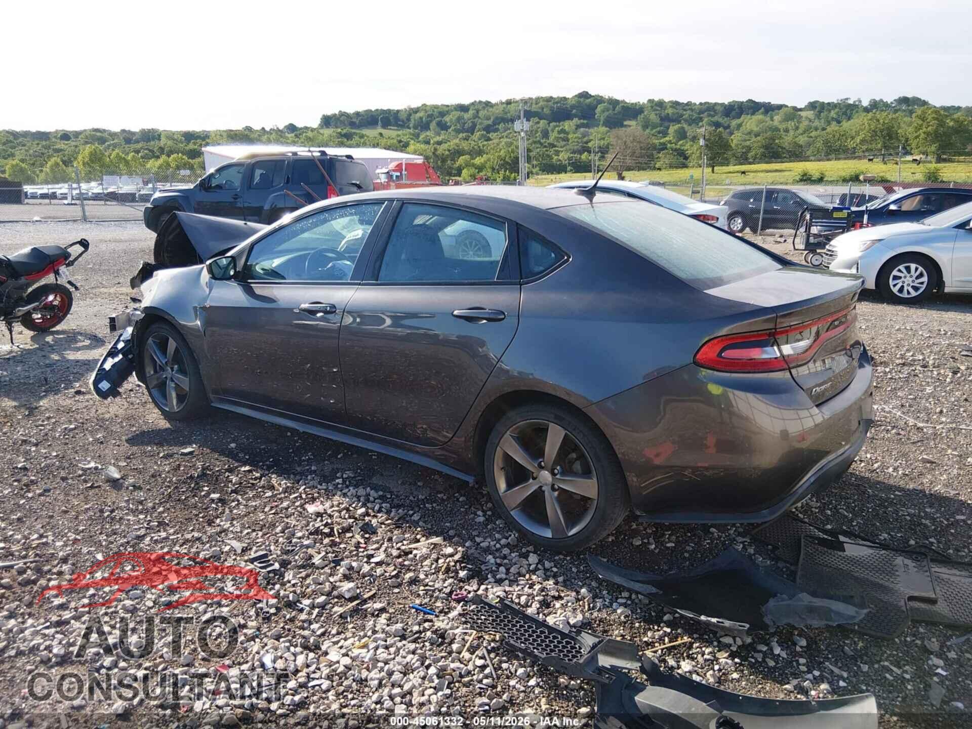 DODGE DART 2015 - 1C3CDFEB4FD310902