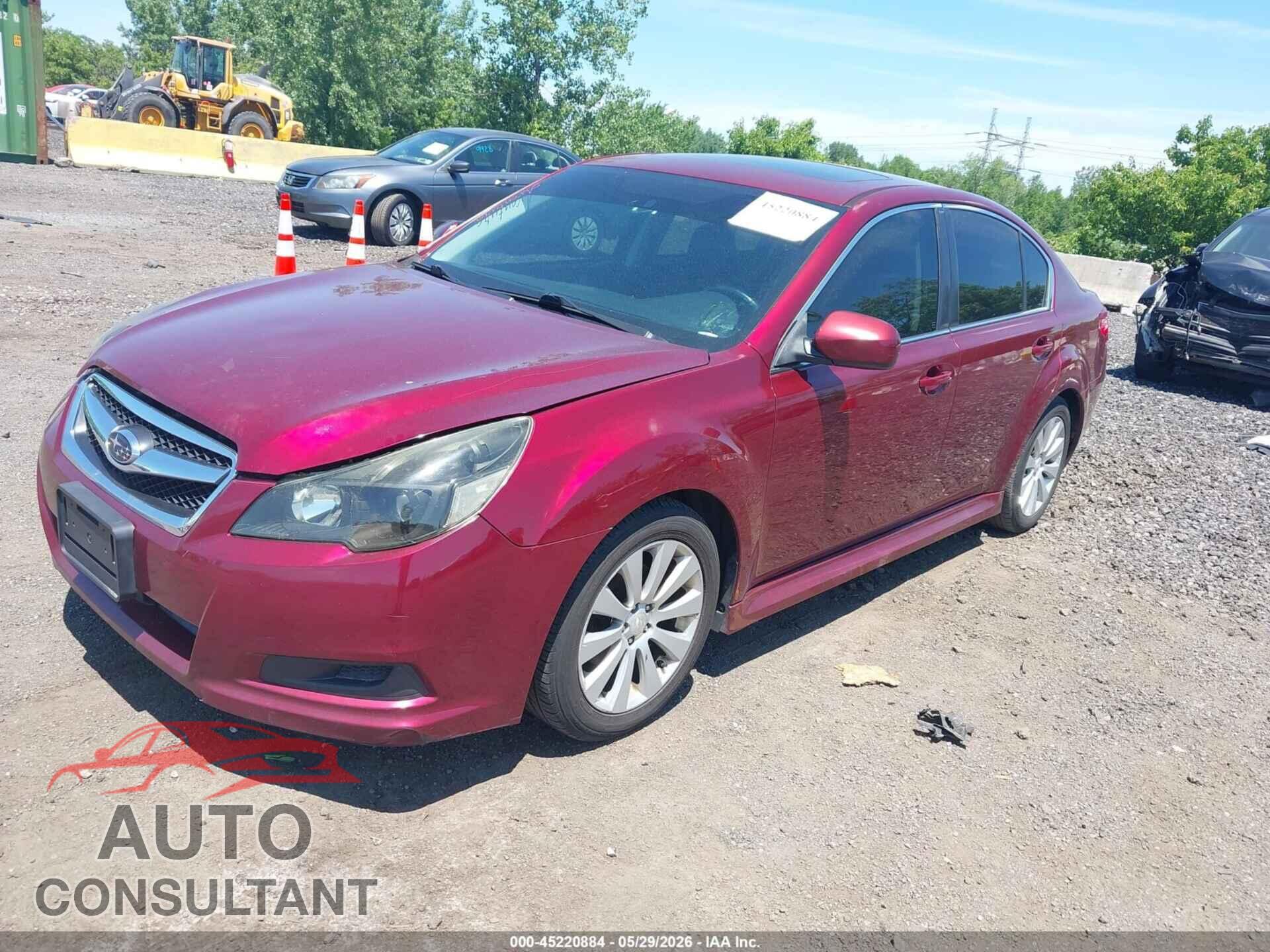 SUBARU LEGACY 2011 - 4S3BMBK61B3237690