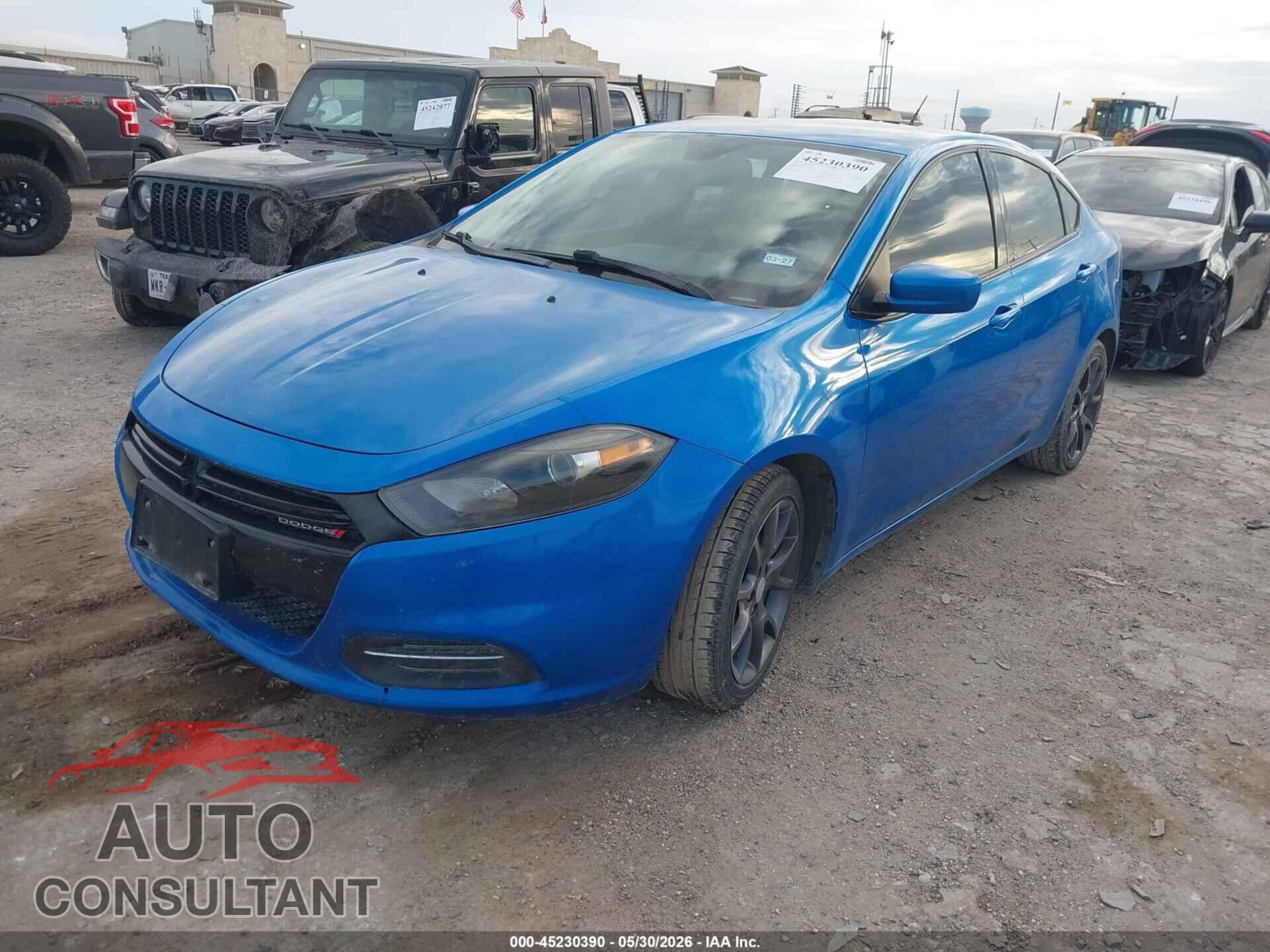 DODGE DART 2015 - 1C3CDFAA1FD433554