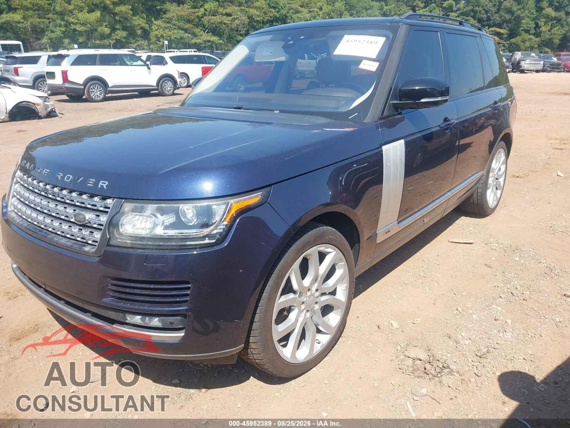 LAND ROVER RANGE ROVER 2017 - SALGS5FE9HA348998