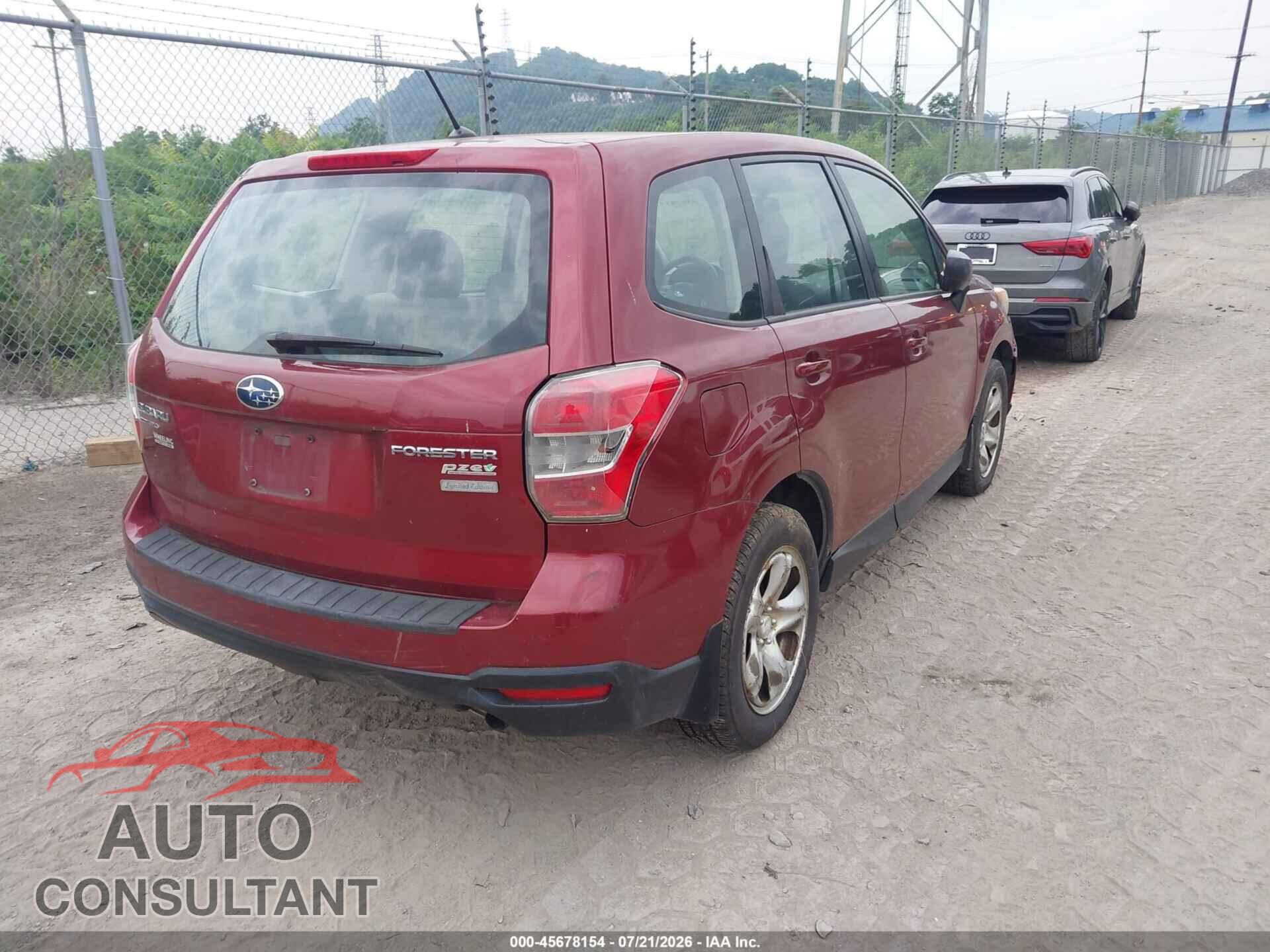SUBARU FORESTER 2014 - JF2SJAAC6EH534909