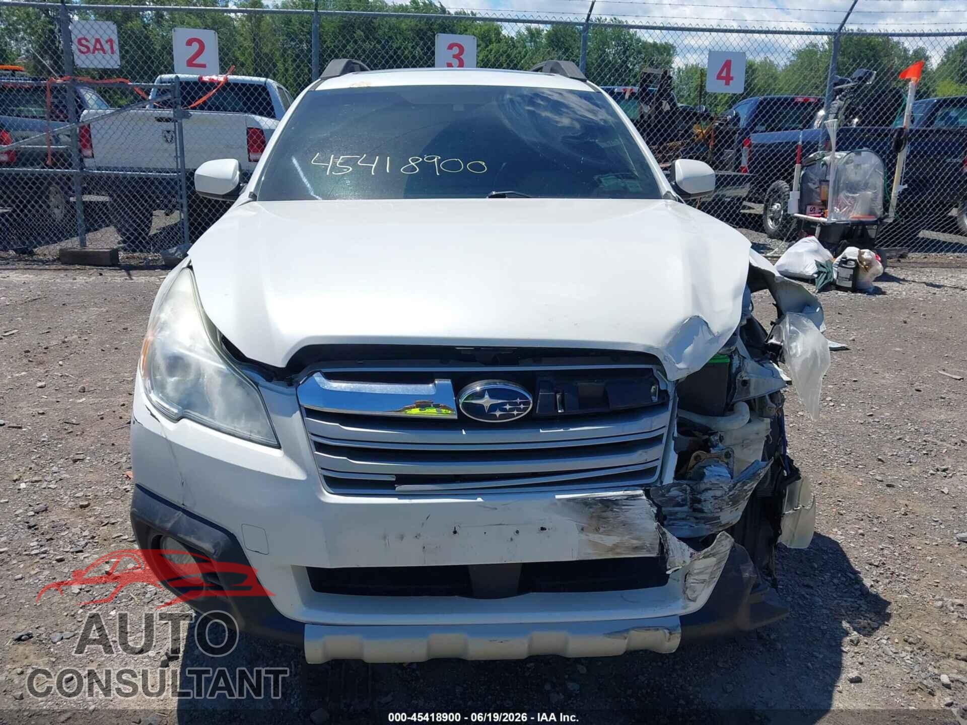 SUBARU OUTBACK 2013 - 4S4BRBLC2D3212575