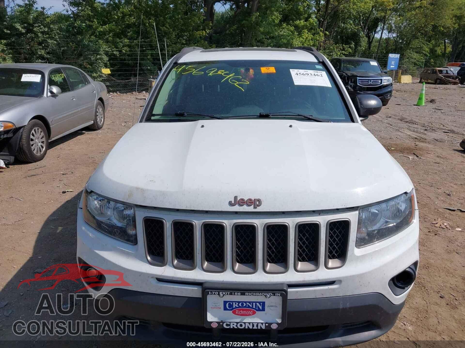 JEEP COMPASS 2017 - 1C4NJCBB0HD186470