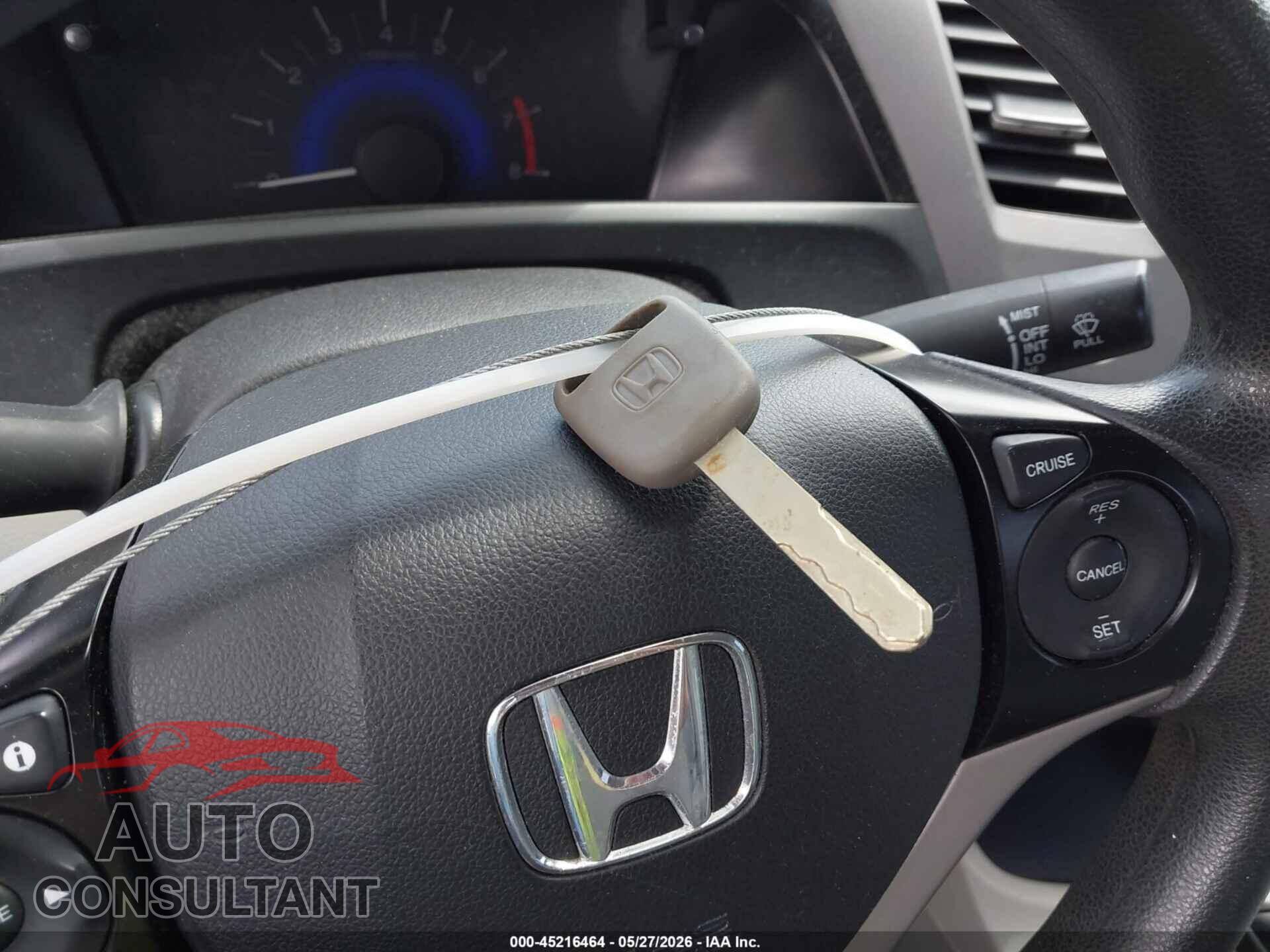 HONDA CIVIC 2012 - 2HGFG3B56CH524240