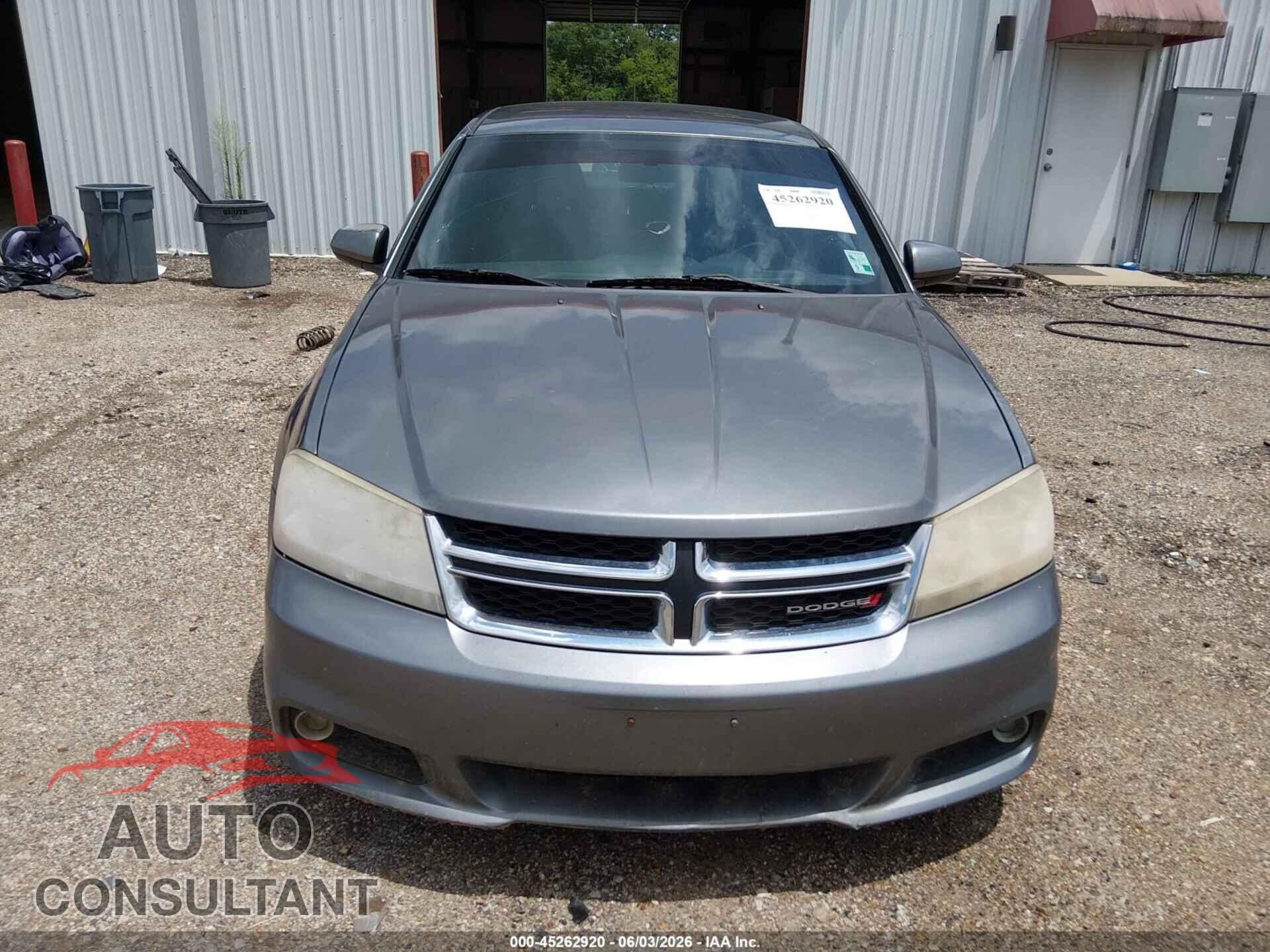 DODGE AVENGER 2013 - 1C3CDZCB4DN612783
