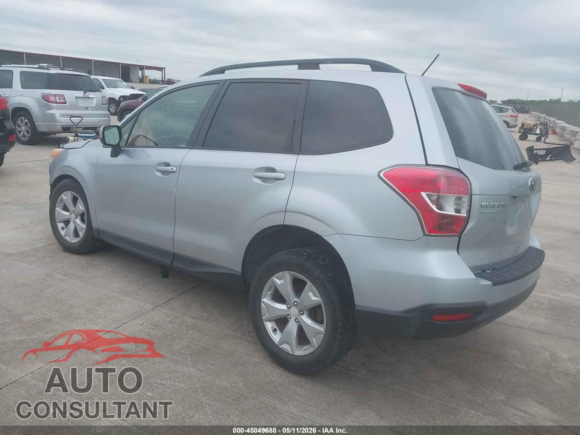SUBARU FORESTER 2014 - JF2SJAEC4EH500249
