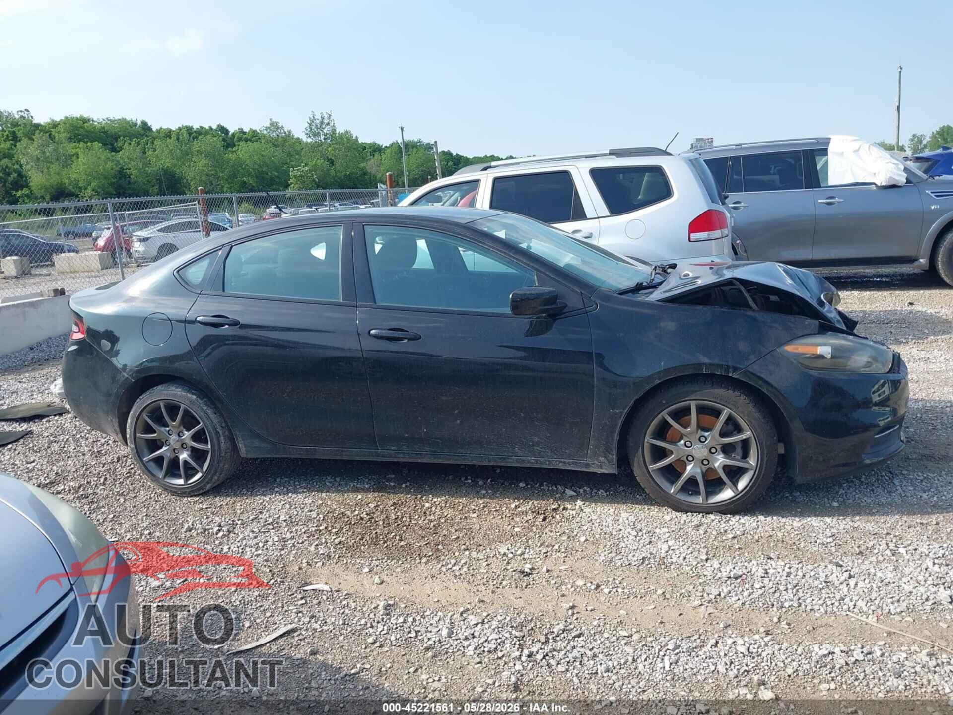 DODGE DART 2013 - 1C3CDFBA8DD346262