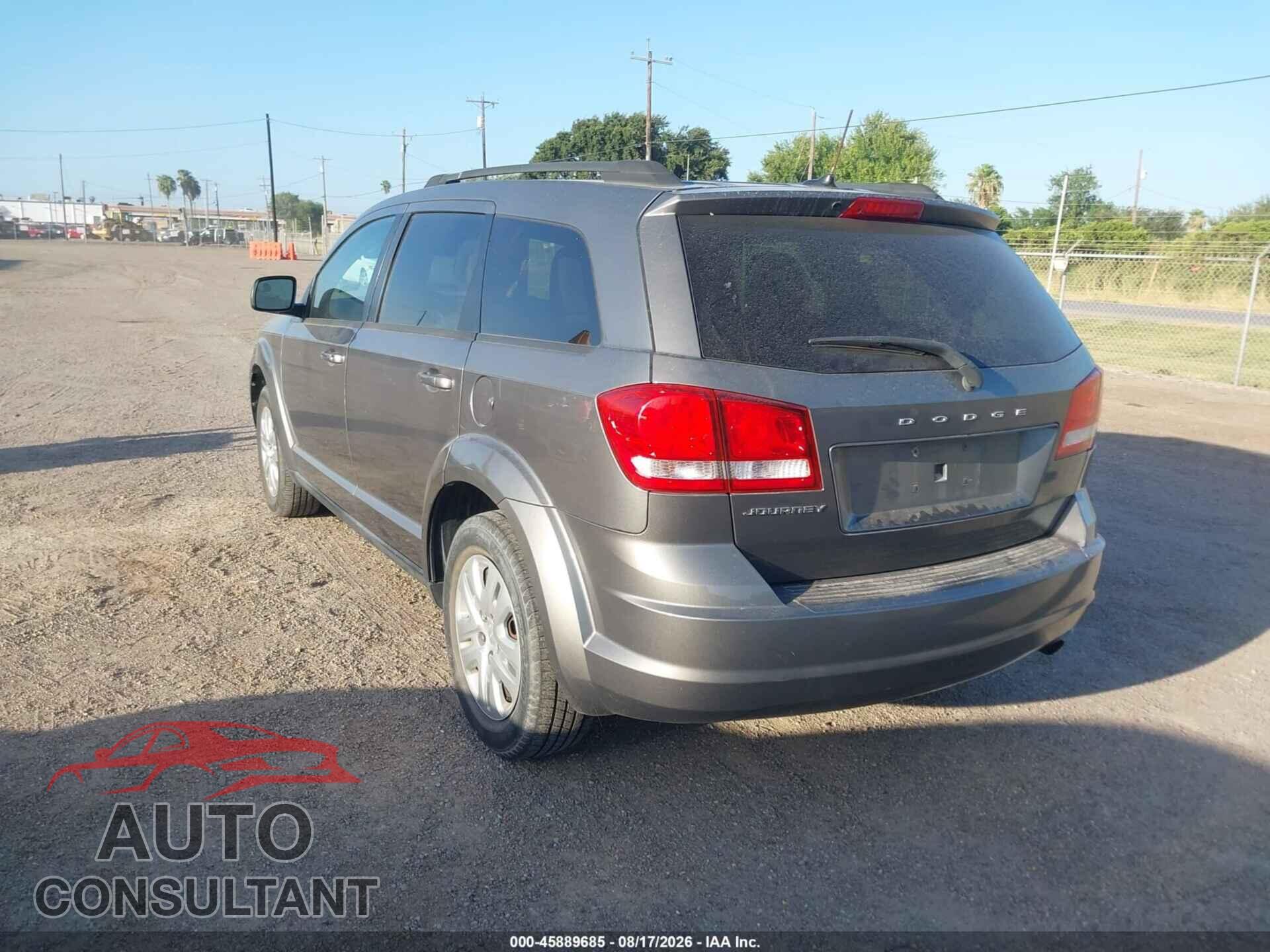 DODGE JOURNEY 2013 - 3C4PDCAB9DT709894