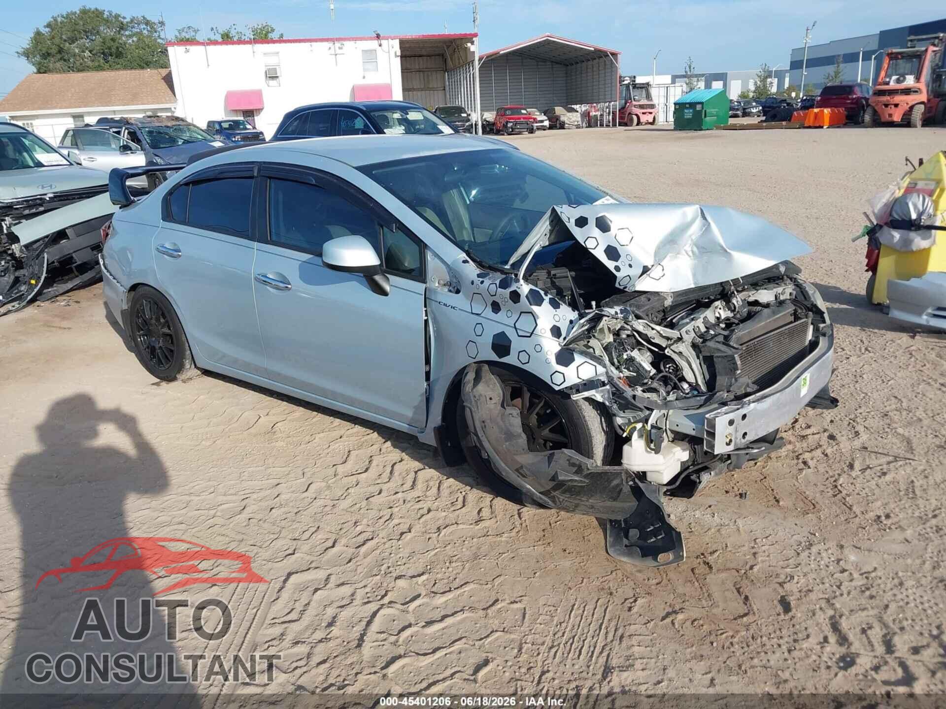 HONDA CIVIC 2012 - 19XFB2F53CE040264