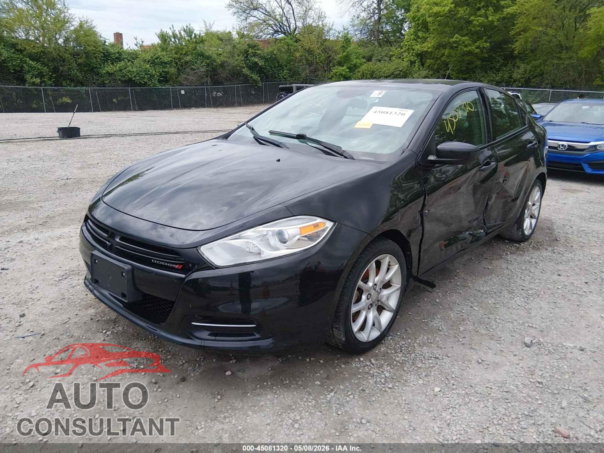 DODGE DART 2013 - 1C3CDFBA1DD159400