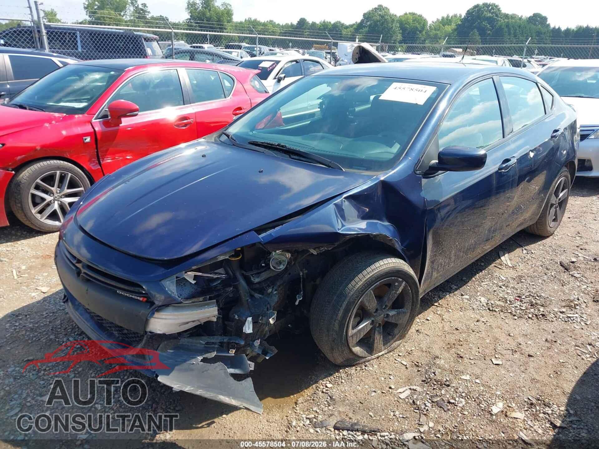 DODGE DART 2015 - 1C3CDFBB4FD173075