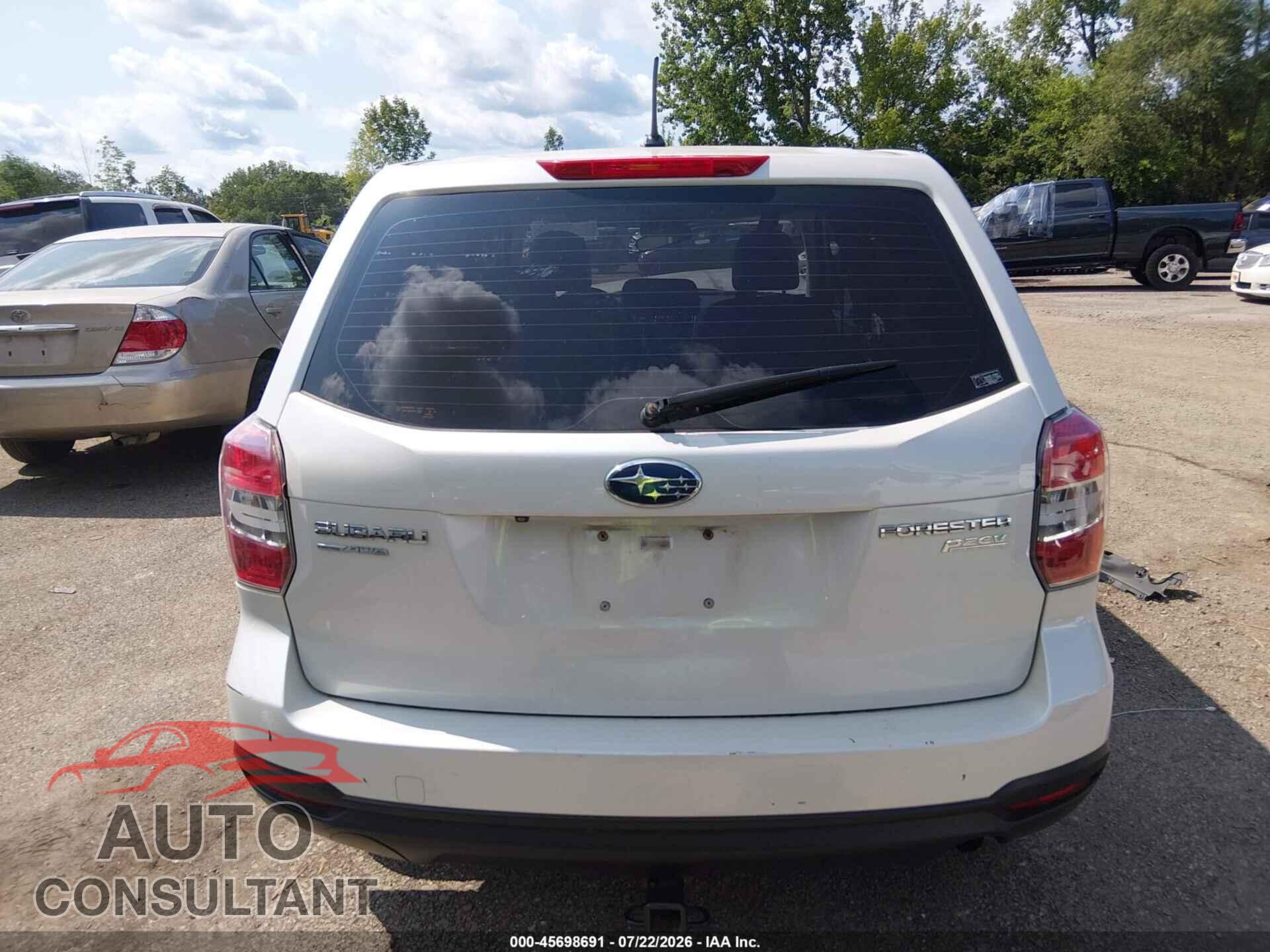SUBARU FORESTER 2015 - JF2SJAAC6FH818655
