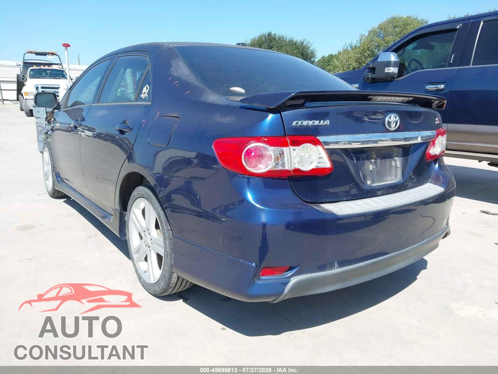 TOYOTA COROLLA 2013 - 5YFBU4EE7DP130362