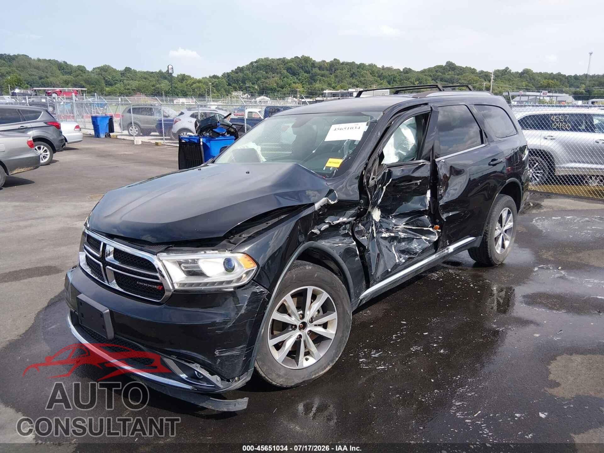 DODGE DURANGO 2016 - 1C4RDJDG5GC455864