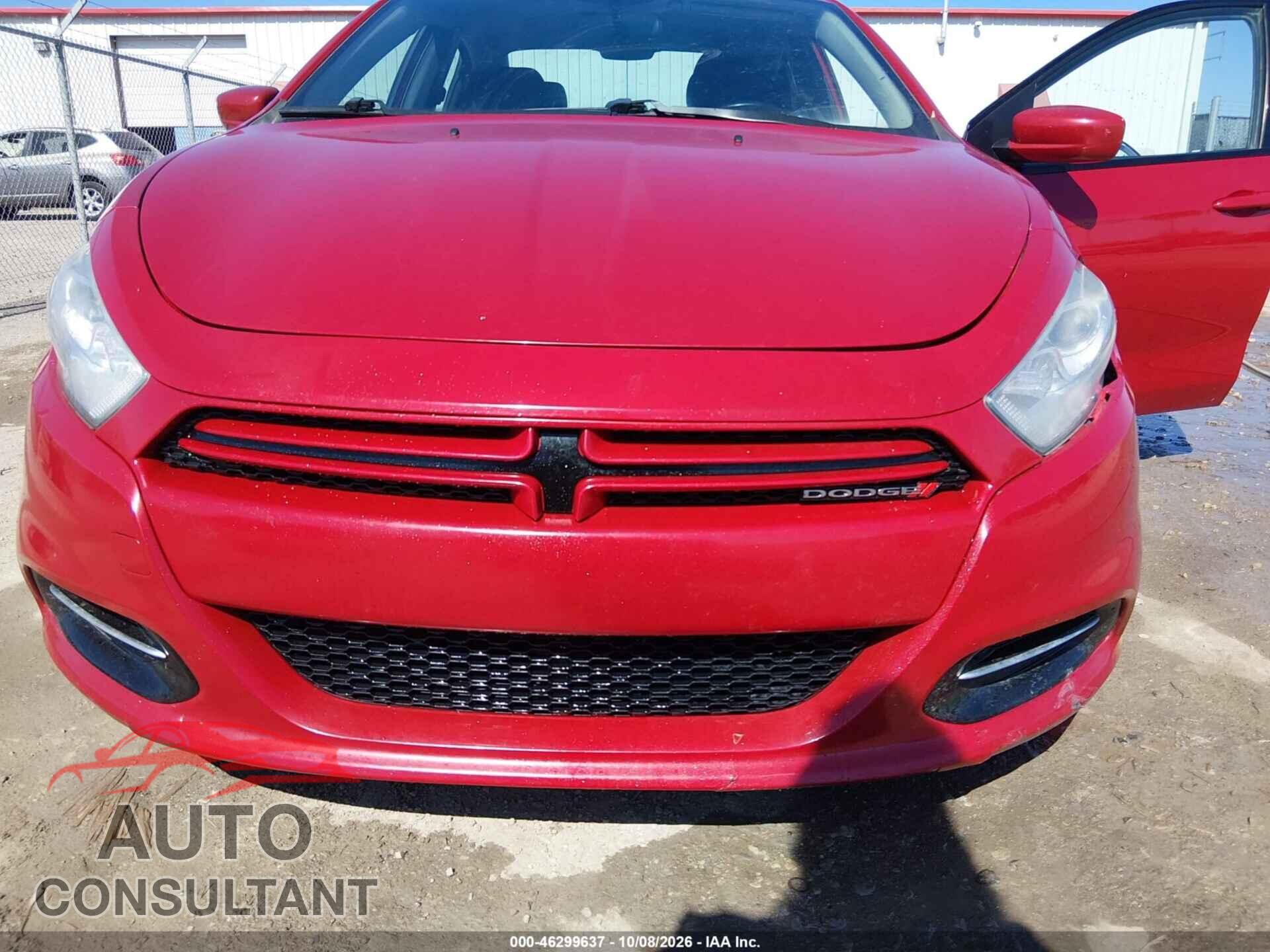 DODGE DART 2013 - 1C3CDFBA4DD211277