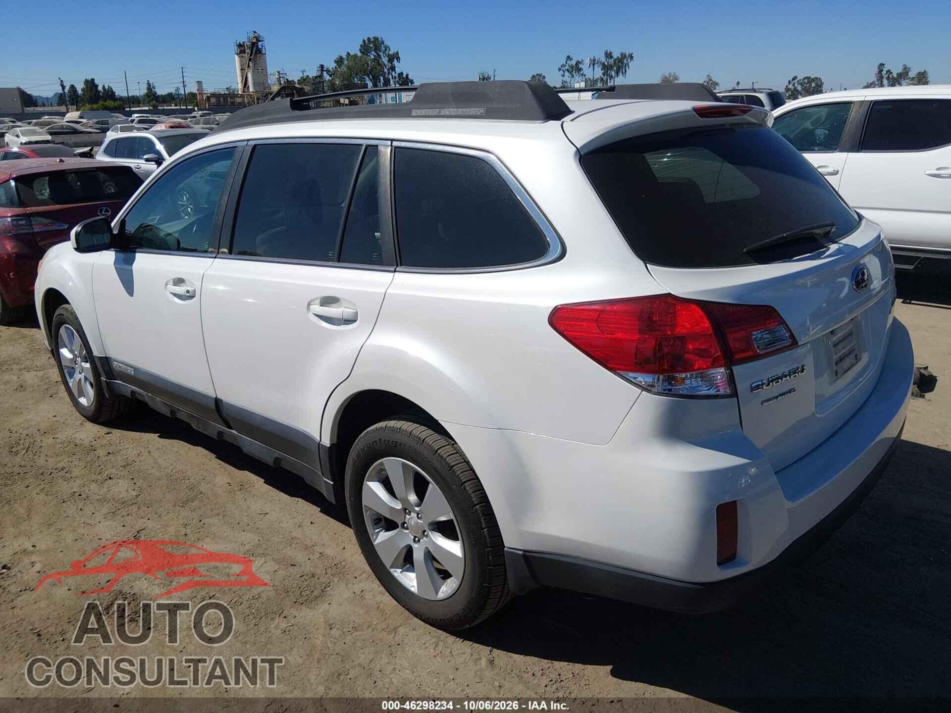 SUBARU OUTBACK 2012 - 4S4BRCCCXC3213073