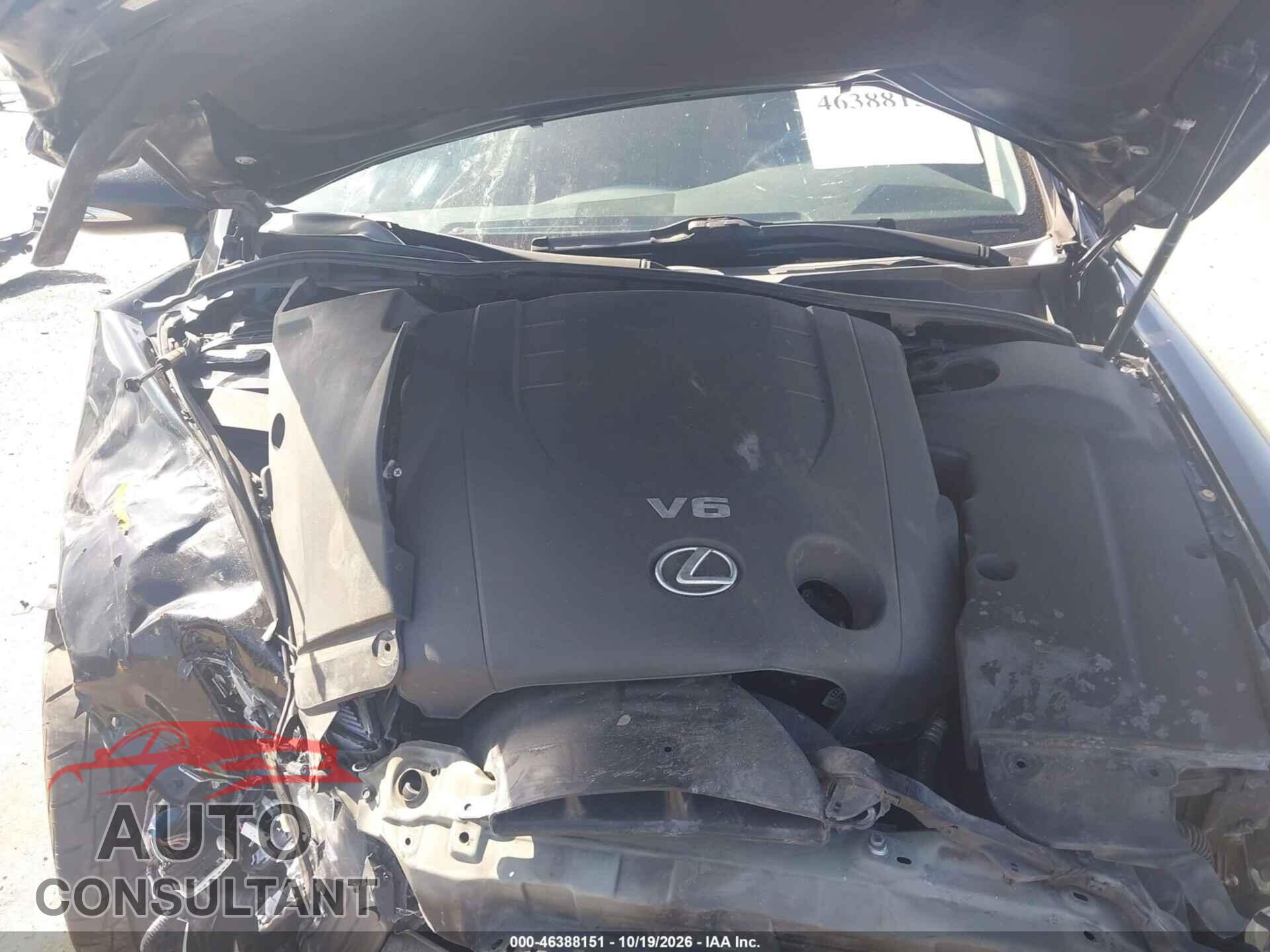 LEXUS IS 250C 2011 - JTHFF2C26B2520887