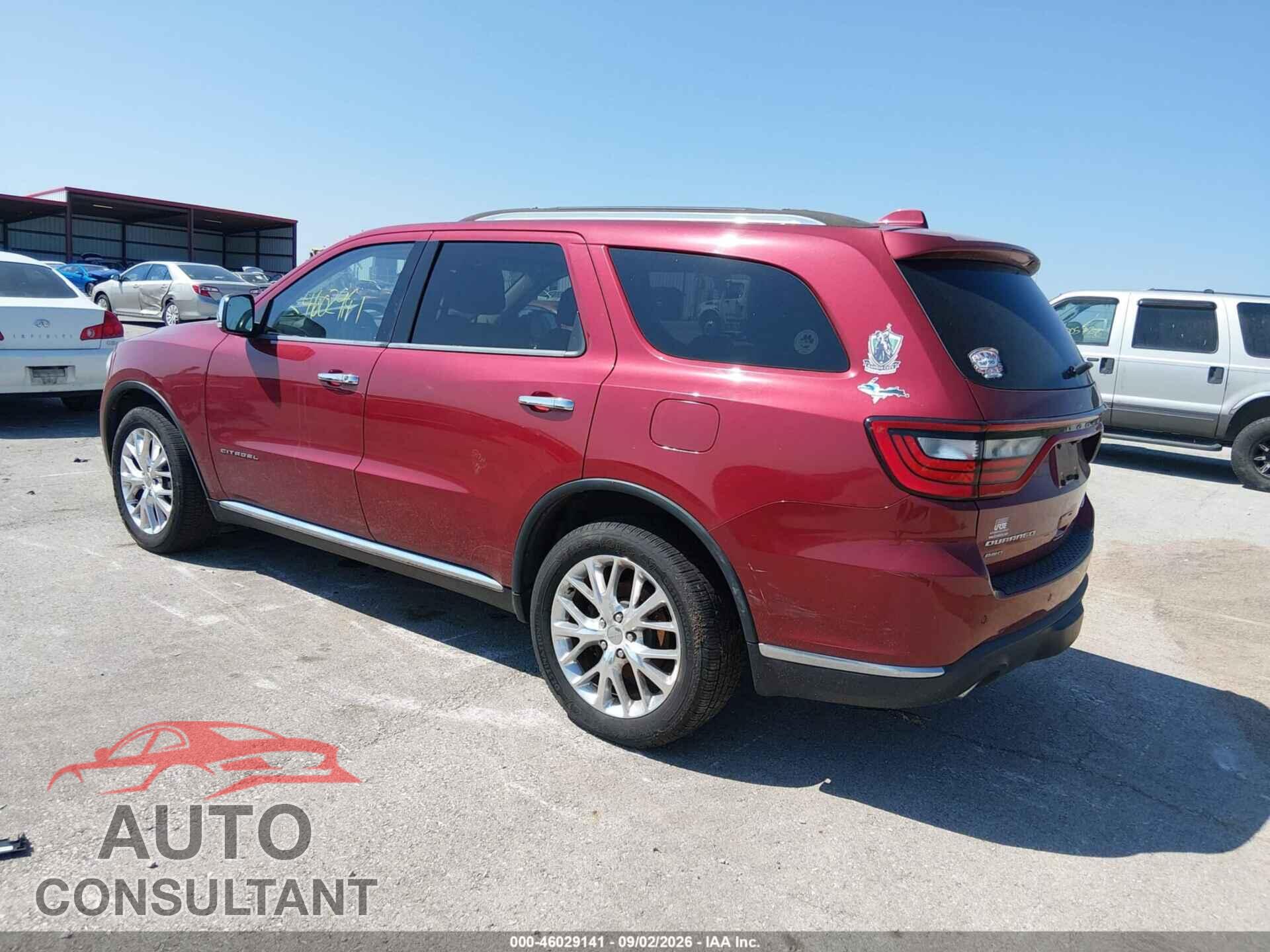 DODGE DURANGO 2015 - 1C4RDJEG6FC156221