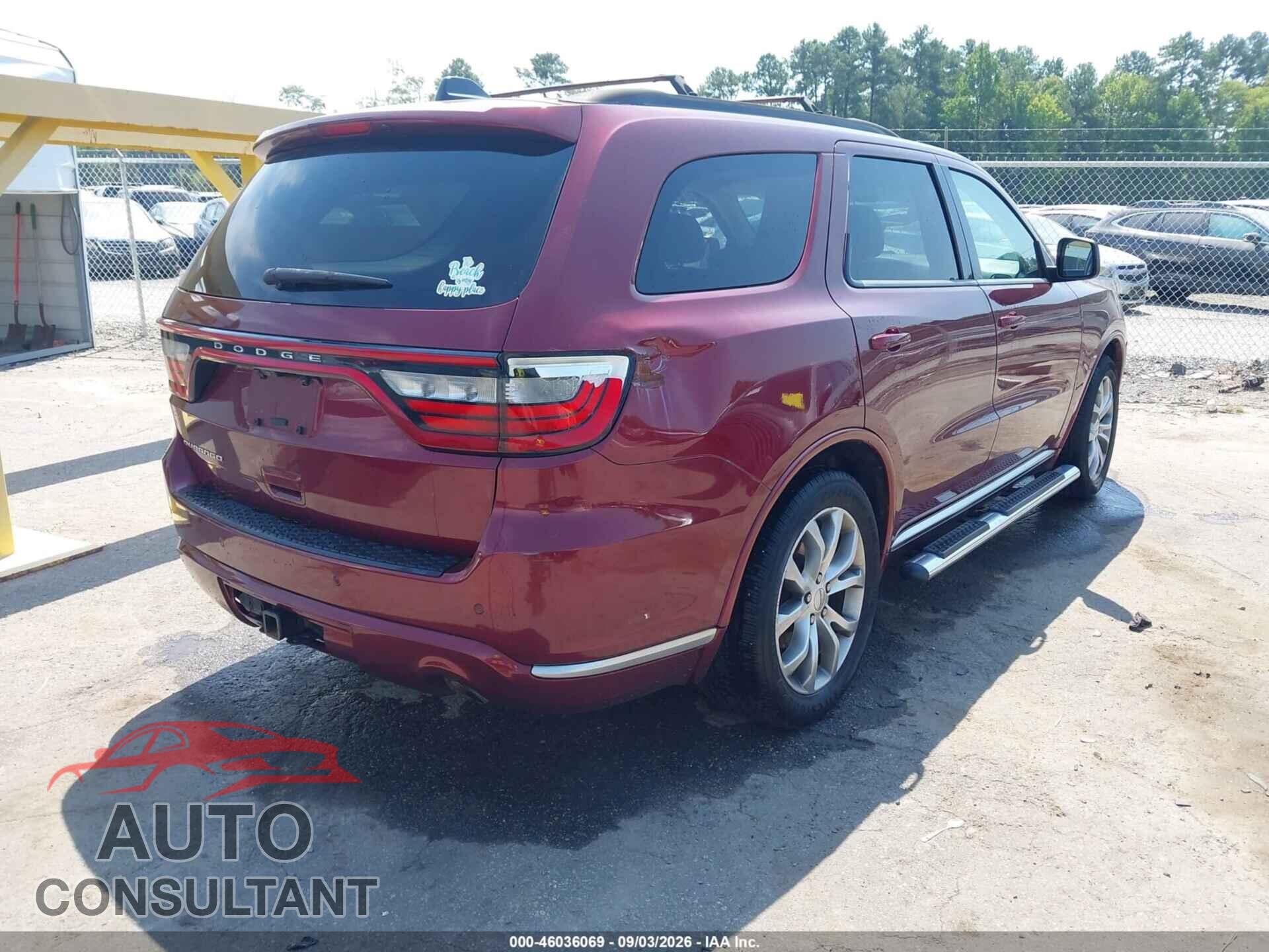 DODGE DURANGO 2017 - 1C4RDHAGXHC829321