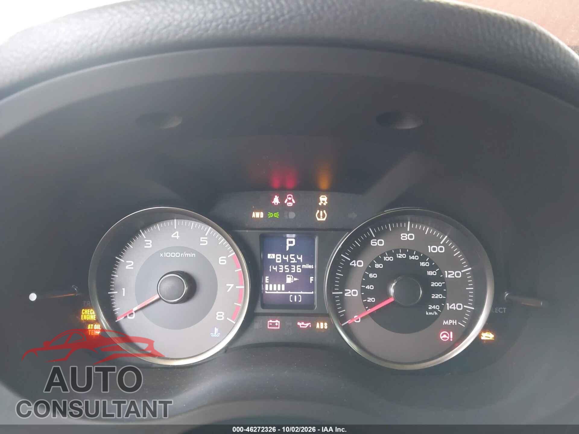 SUBARU FORESTER 2014 - JF2SJGDC8EH503983