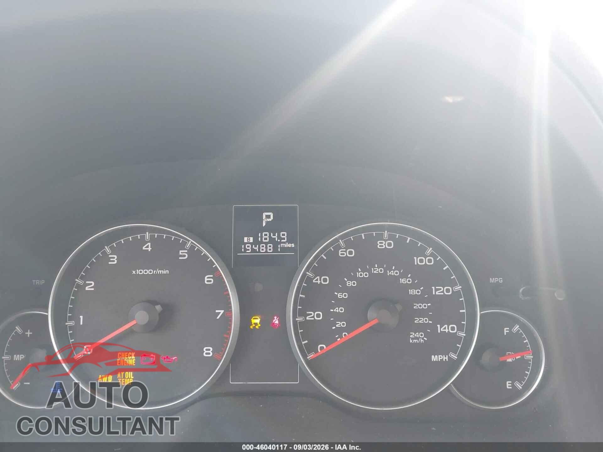 SUBARU OUTBACK 2014 - 4S4BRBCC9E3301917