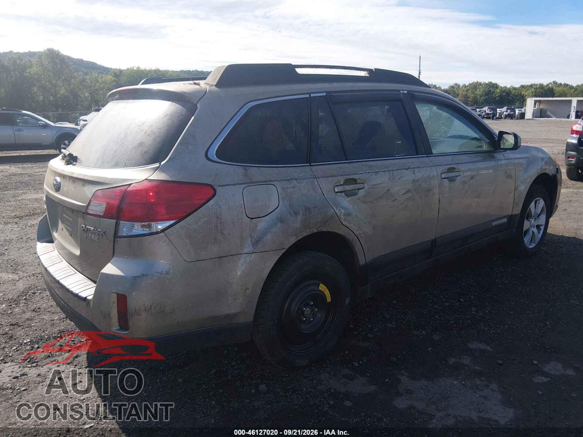 SUBARU OUTBACK 2010 - 4S4BRBLC3A3310316