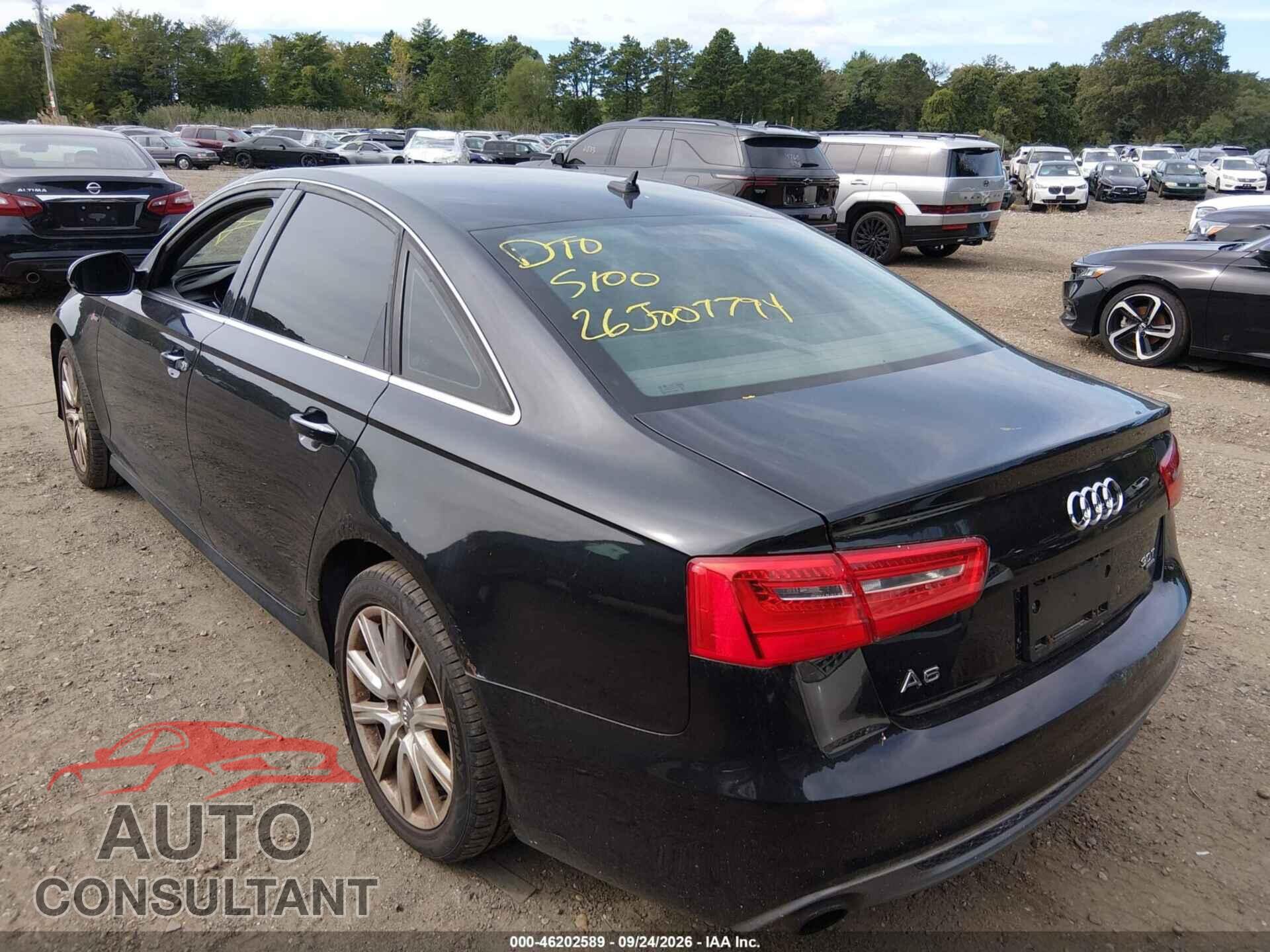 AUDI A6 2012 - WAUBGAFC8CN006533