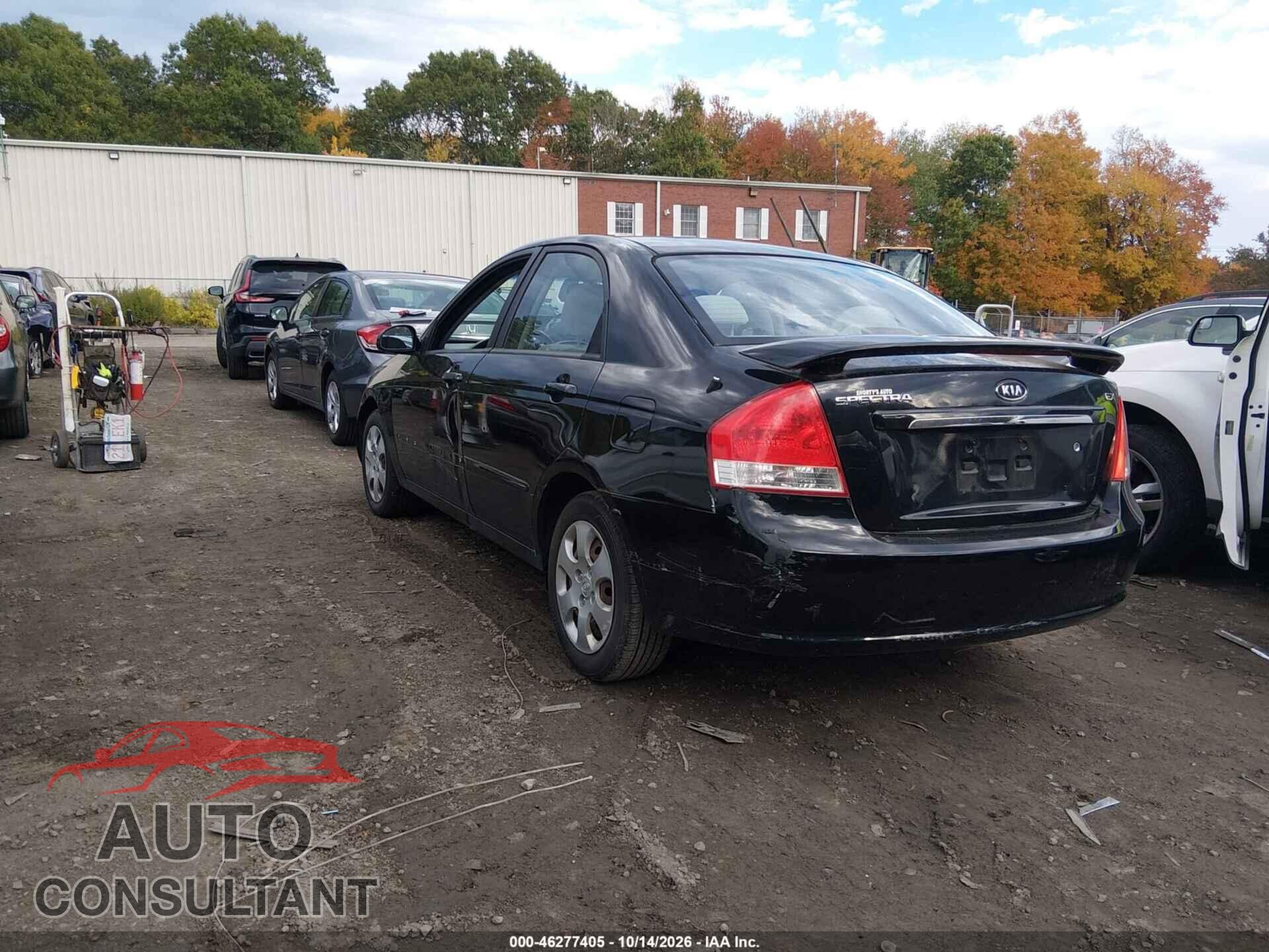 KIA SPECTRA 2009 - KNAFE222995648455