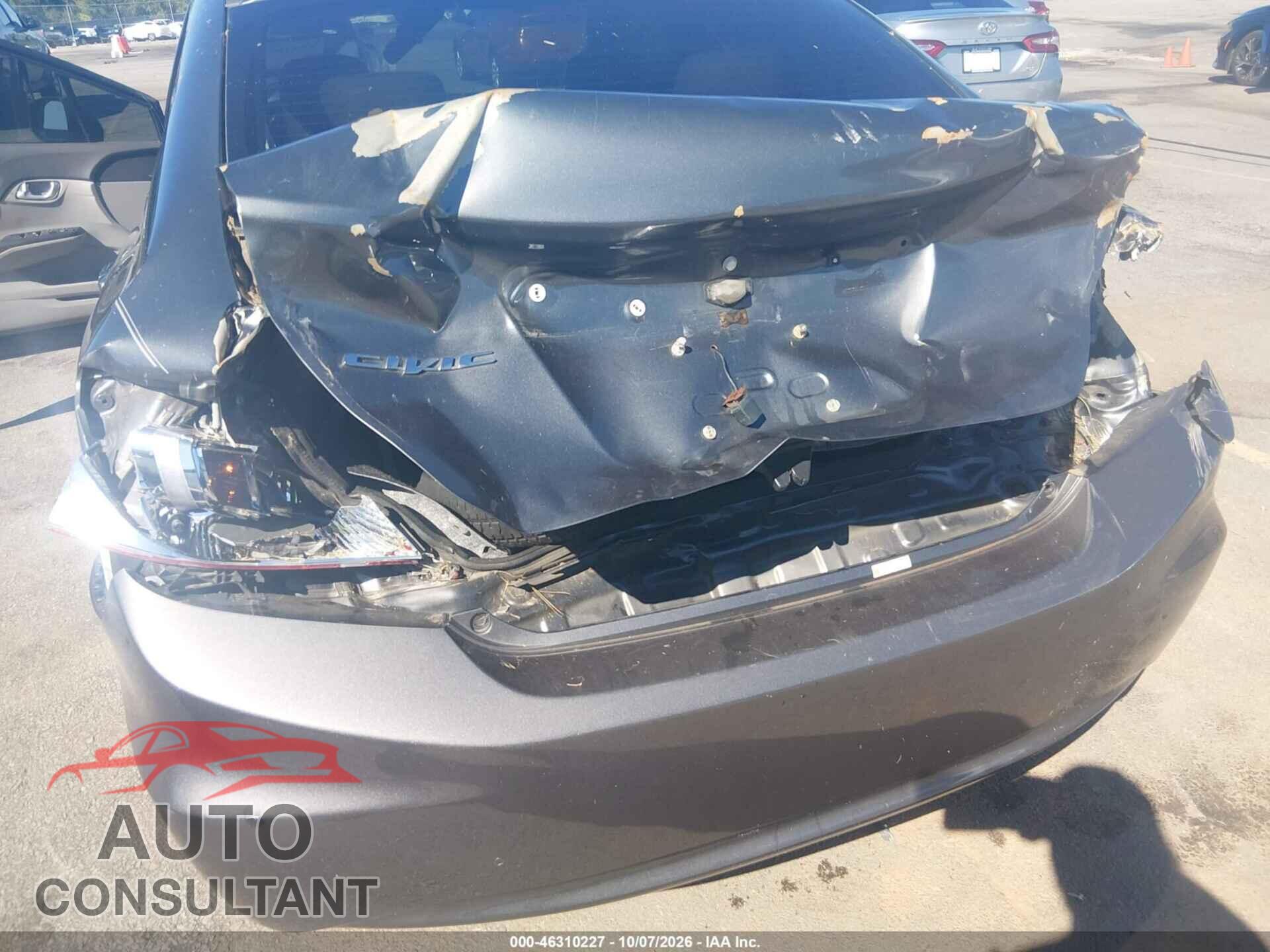 HONDA CIVIC 2012 - 19XFB2F95CE302739
