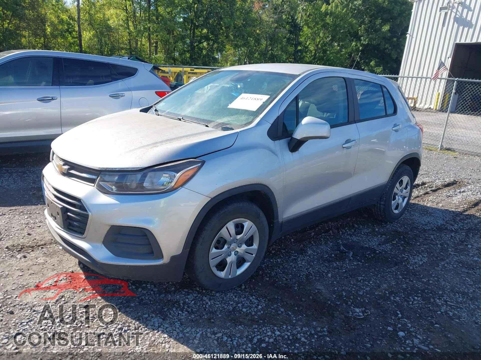 CHEVROLET TRAX 2017 - KL7CJKSB5HB224088