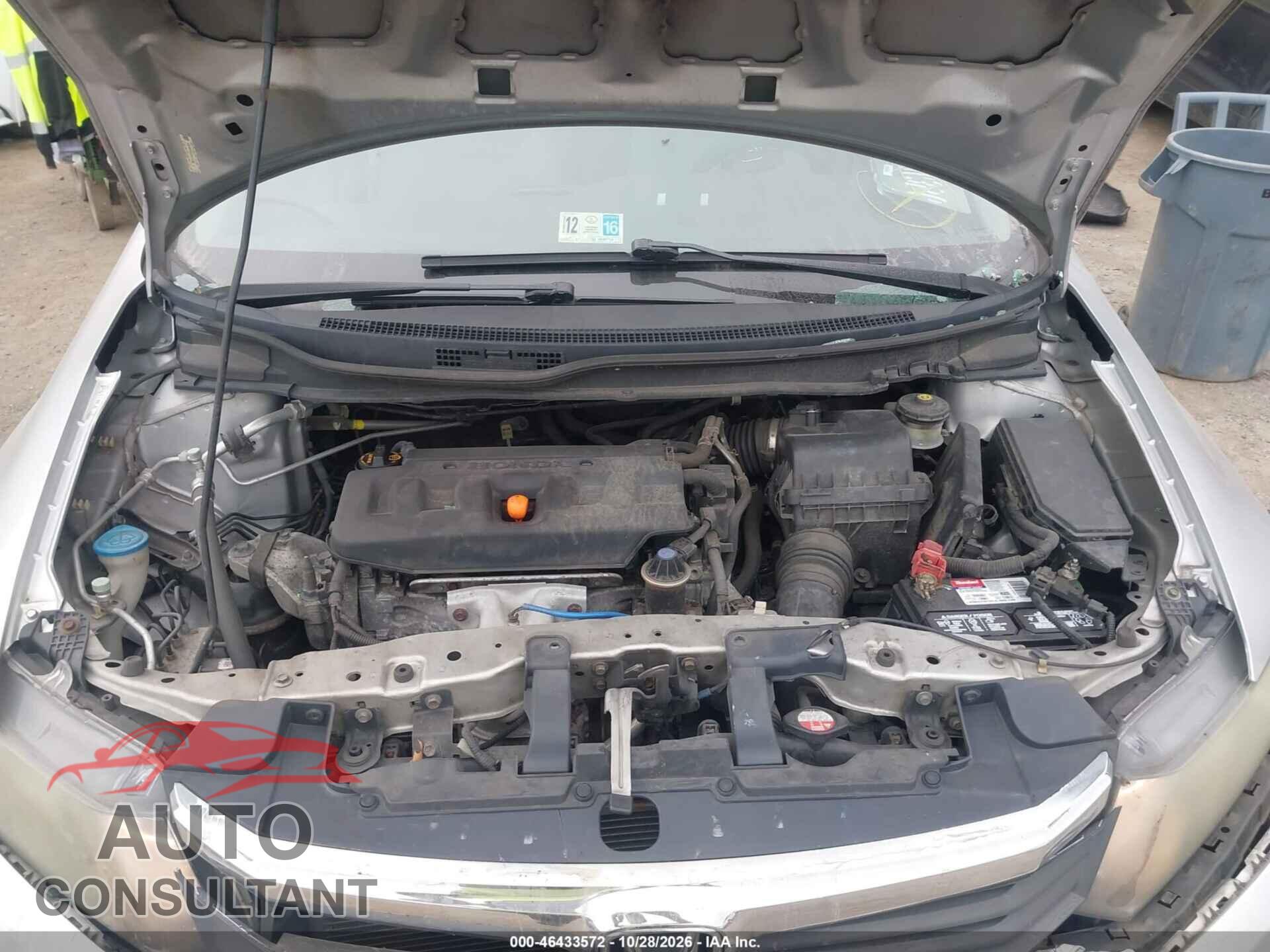 HONDA CIVIC 2012 - 19XFB2F51CE311192