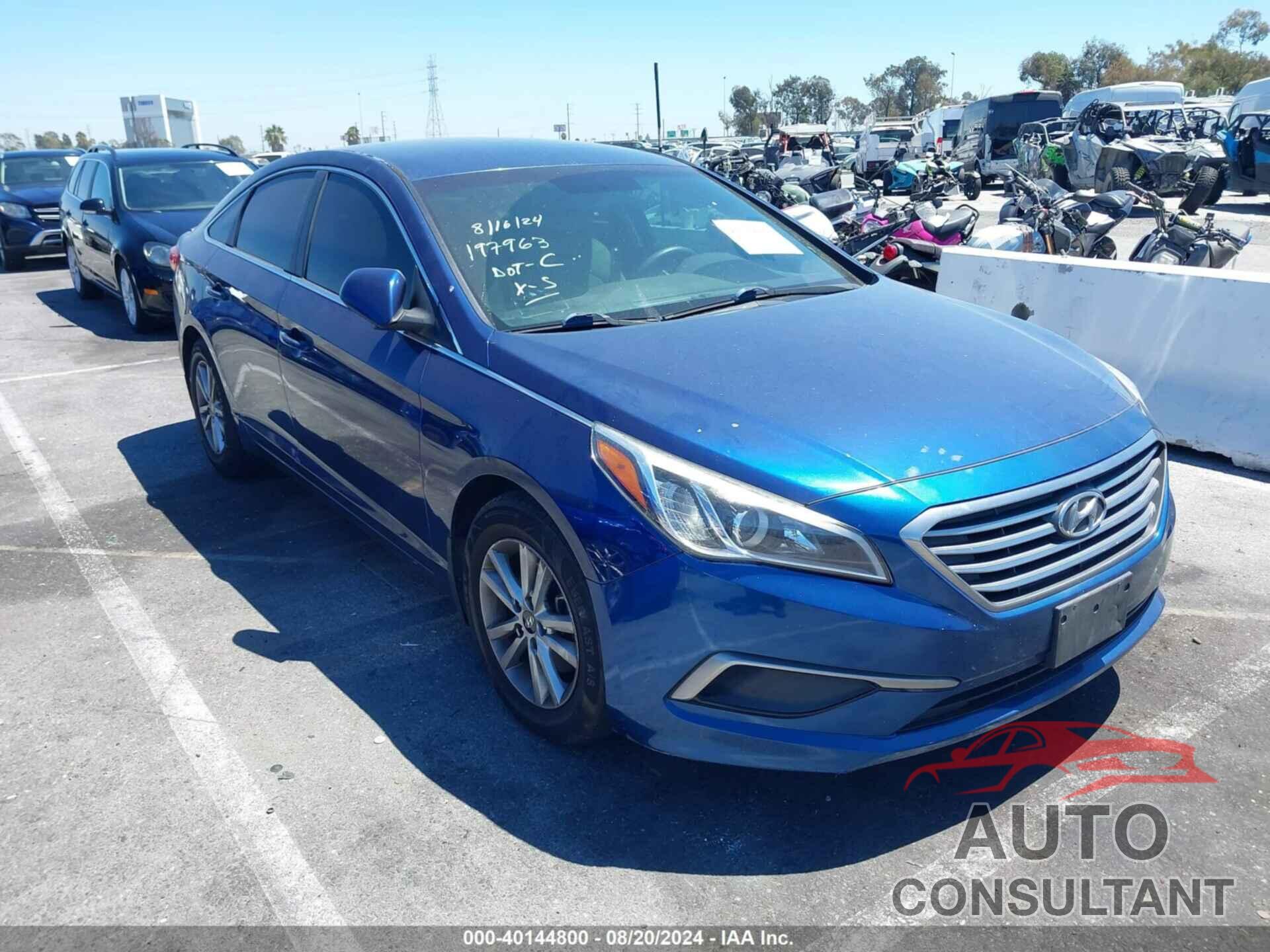 HYUNDAI SONATA 2016 - 5NPE24AF1GH369005