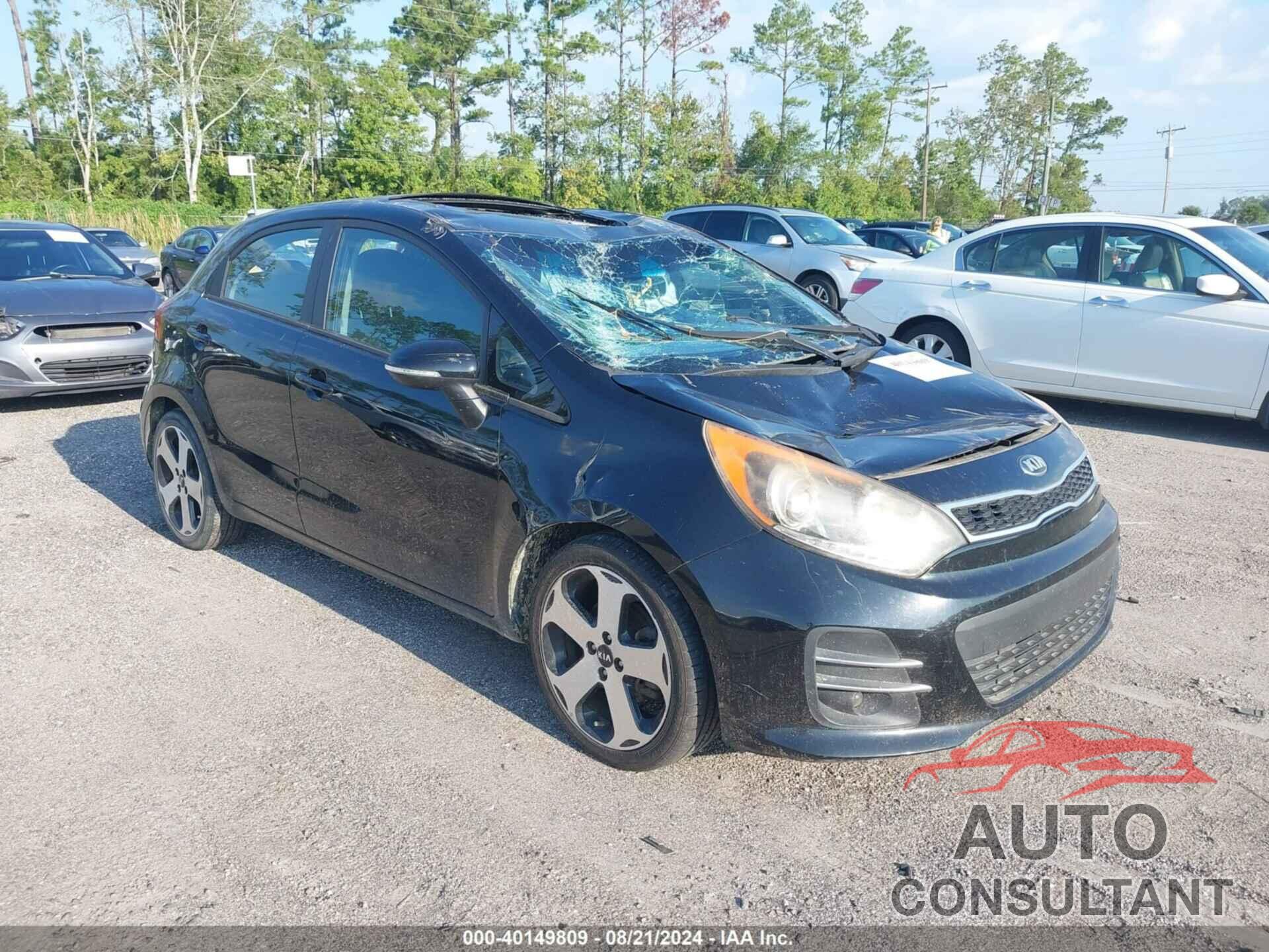 KIA RIO 2016 - KNADN5A35G6668129