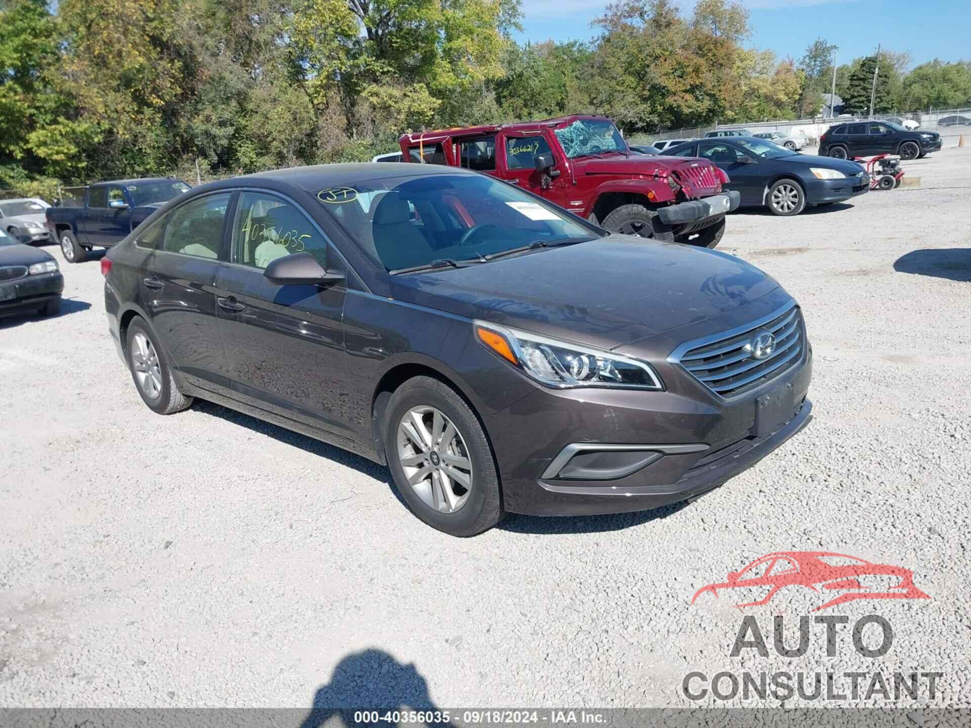 HYUNDAI SONATA 2017 - 5NPE24AF0HH513936