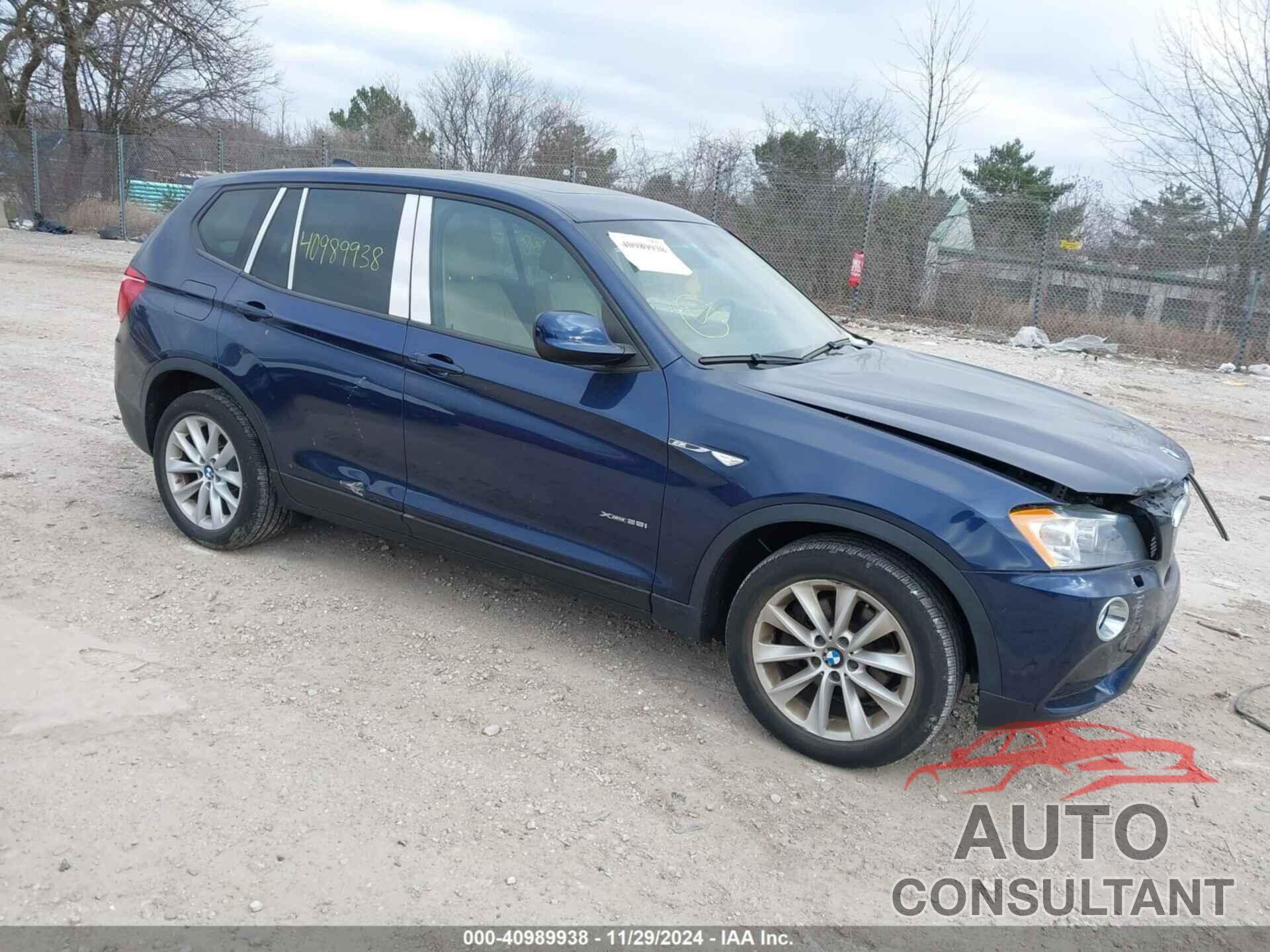 BMW X3 2014 - 5UXWX9C52E0D36243