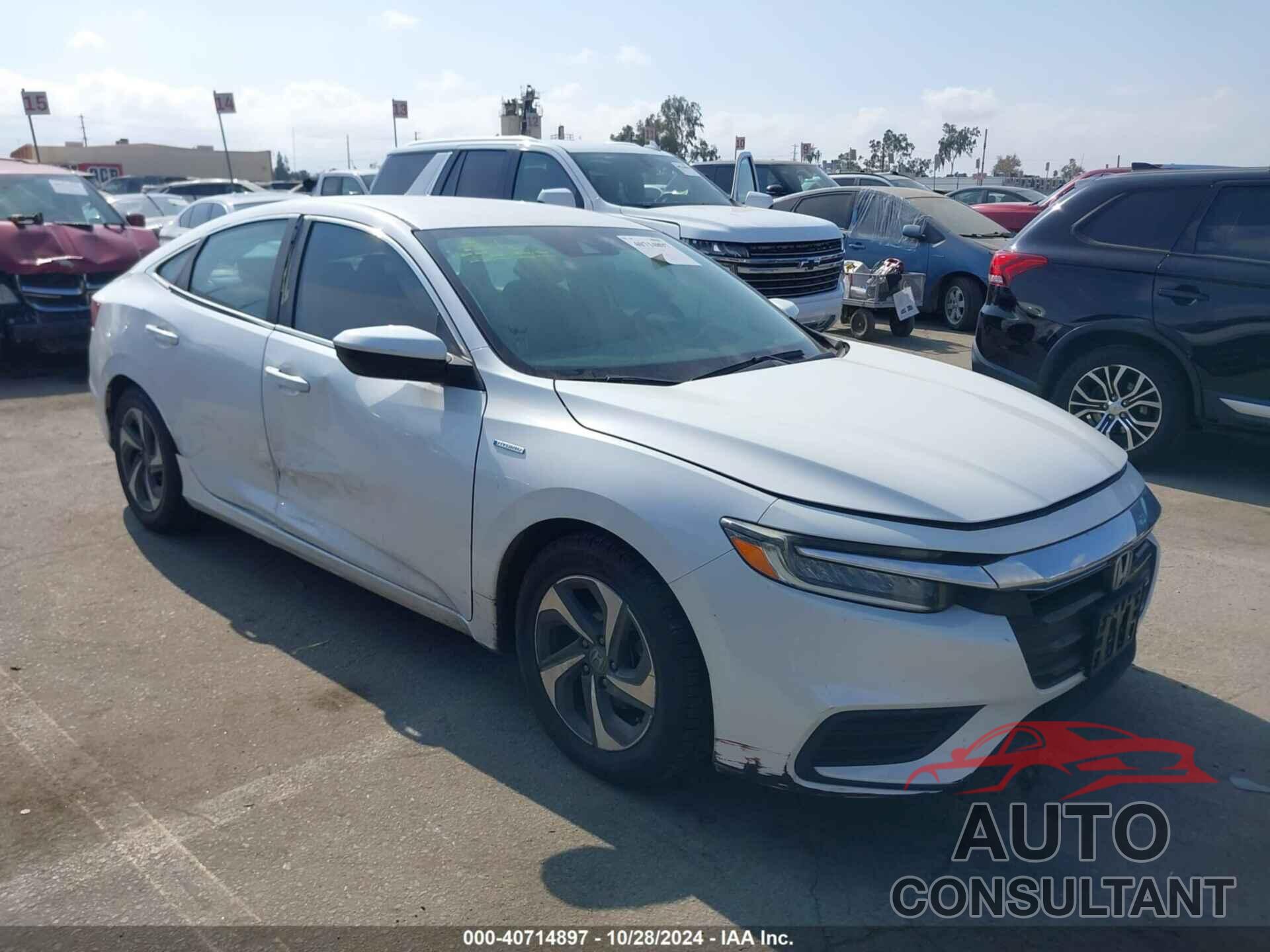 HONDA INSIGHT 2019 - 19XZE4F11KE027394