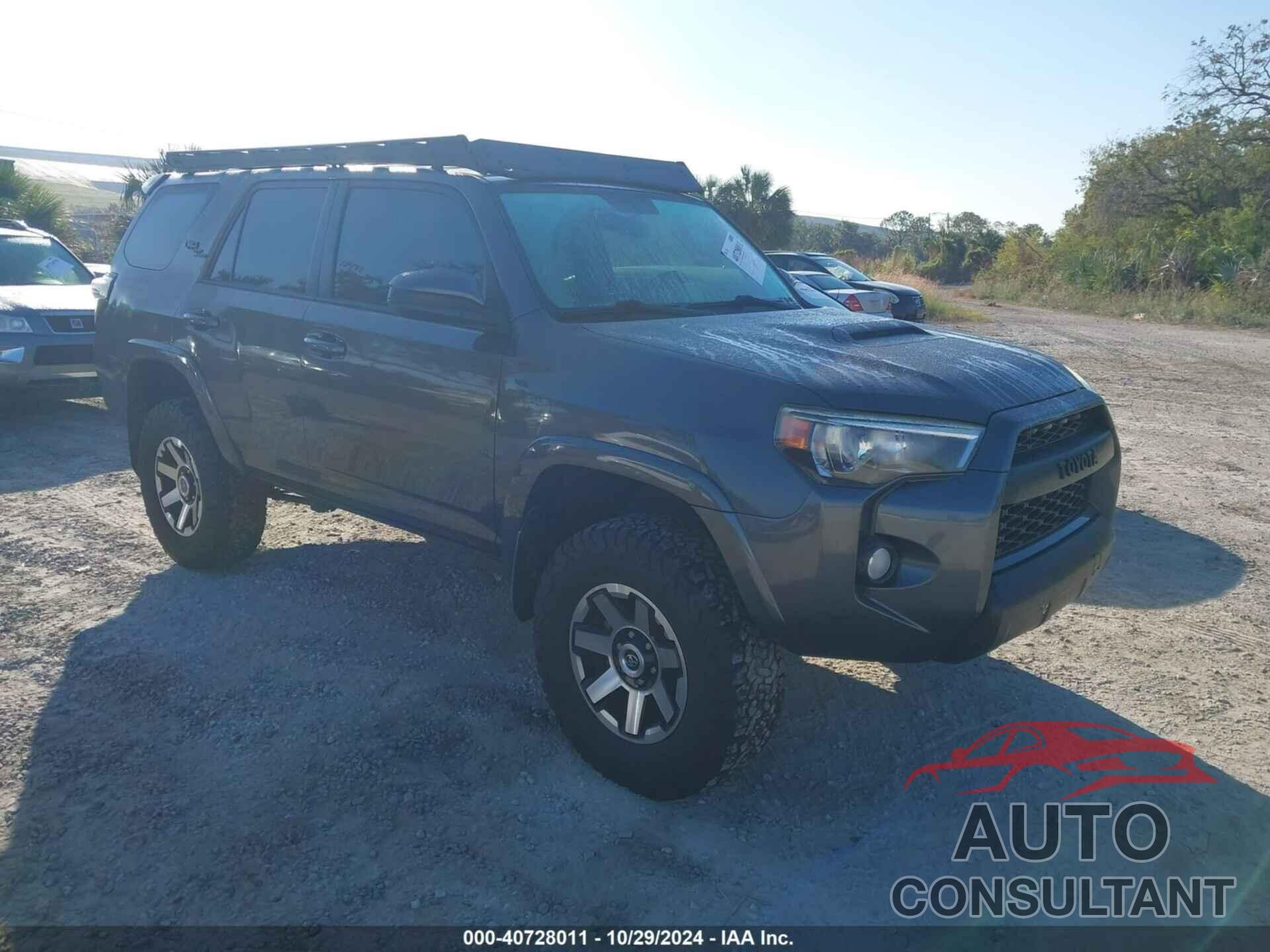 TOYOTA 4RUNNER 2017 - JTEBU5JR4H5478018