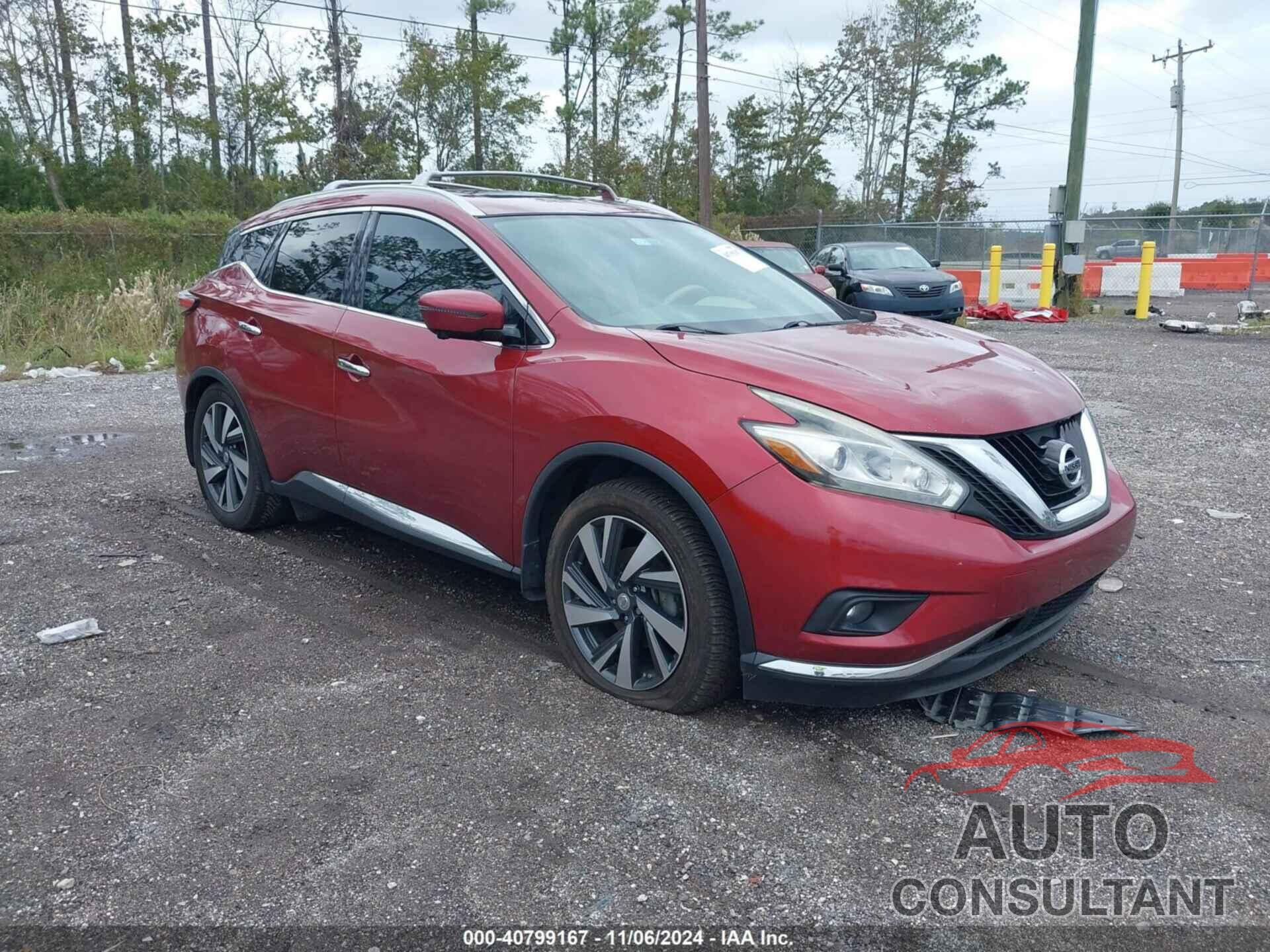 NISSAN MURANO 2016 - 5N1AZ2MH9GN107773