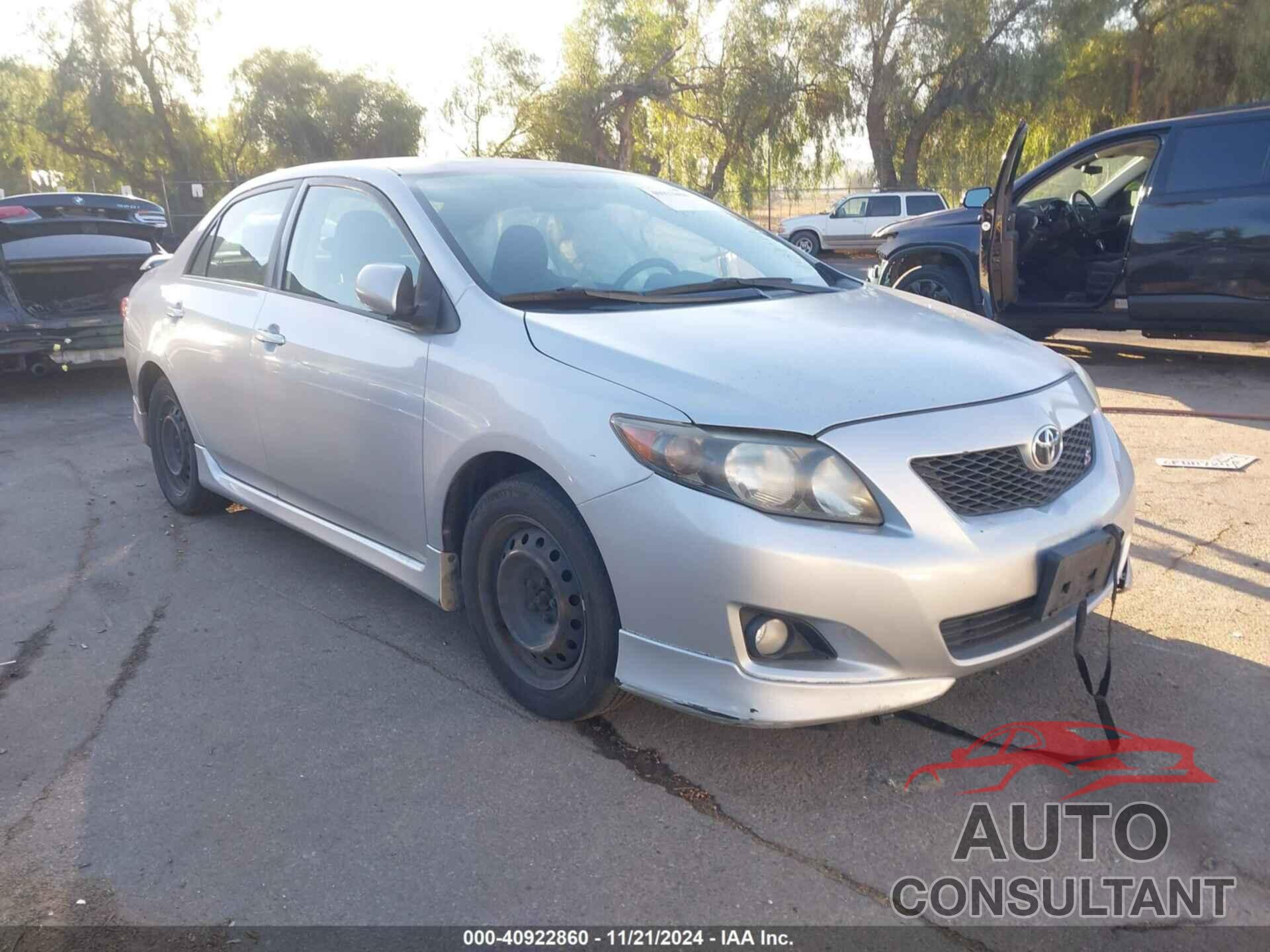 TOYOTA COROLLA 2009 - 1NXBU40EX9Z074916