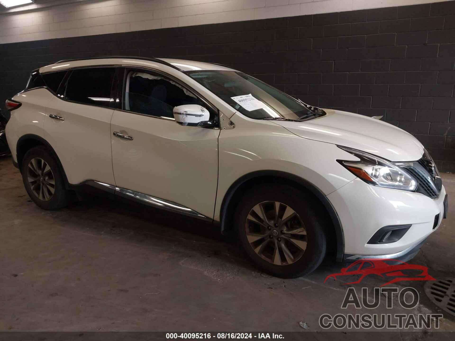 NISSAN MURANO 2016 - 5N1AZ2MH2GN164932