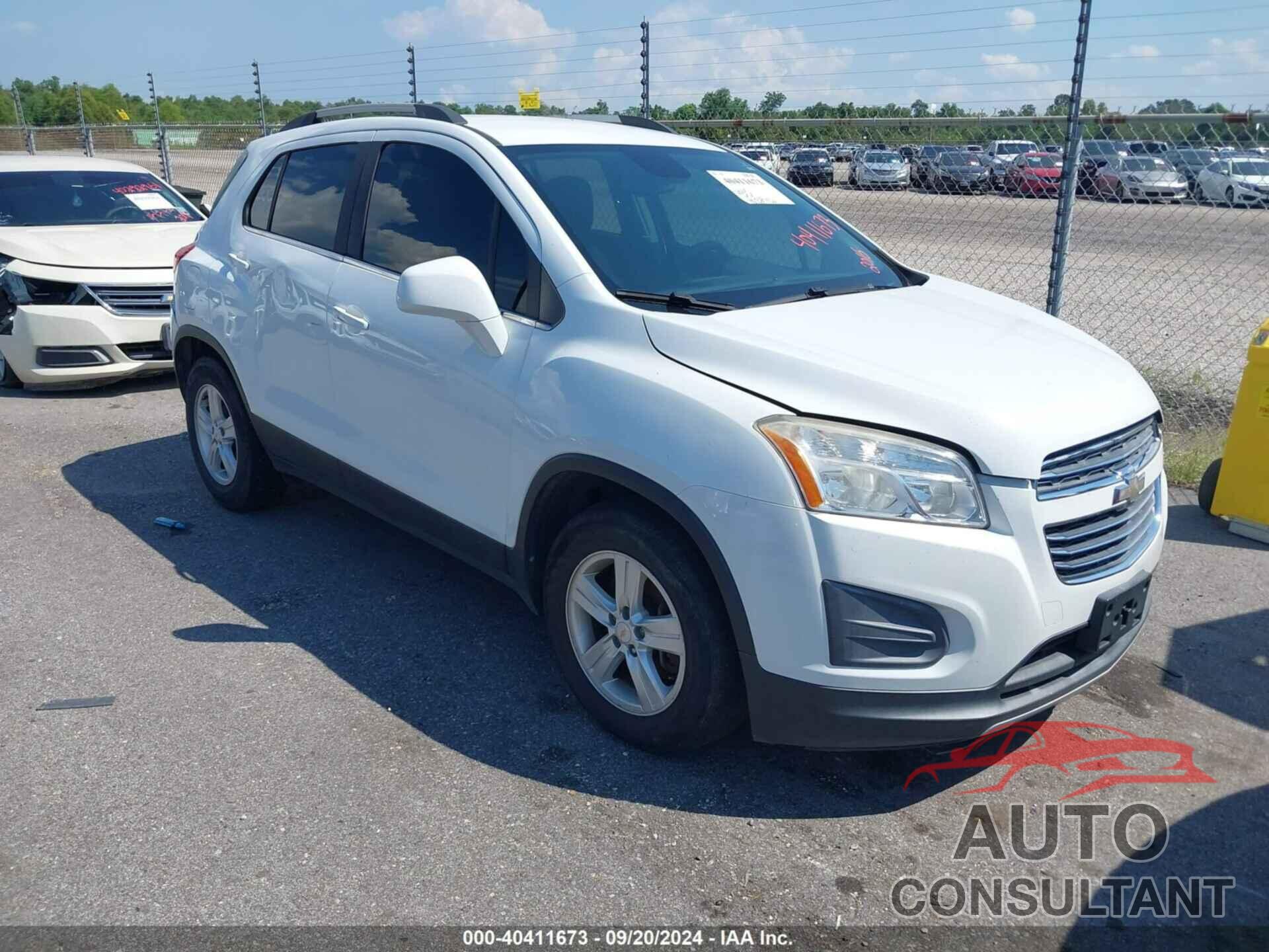 CHEVROLET TRAX 2016 - KL7CJLSB6GB757250